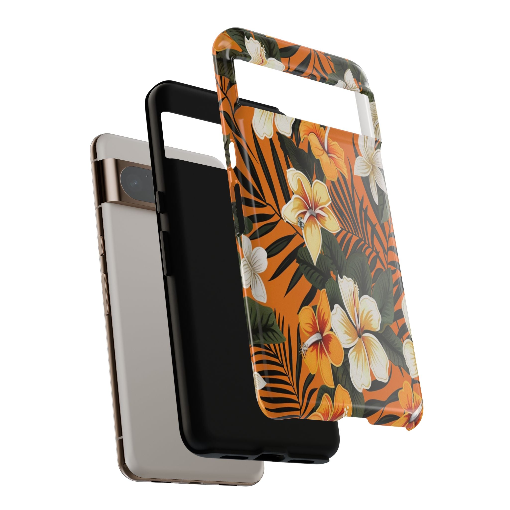 Vibrant Orange Tropical Case