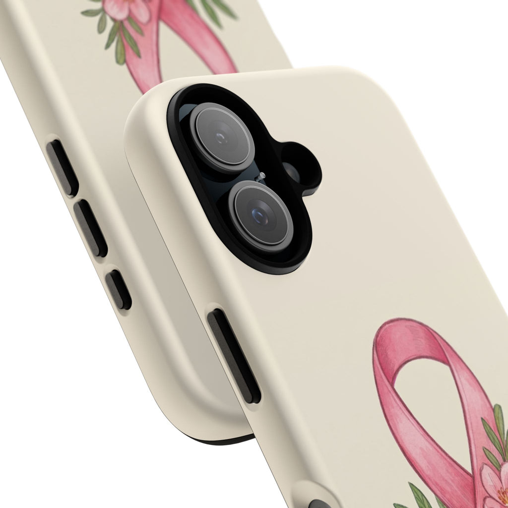 Floral Breast Cancer Awareness Case