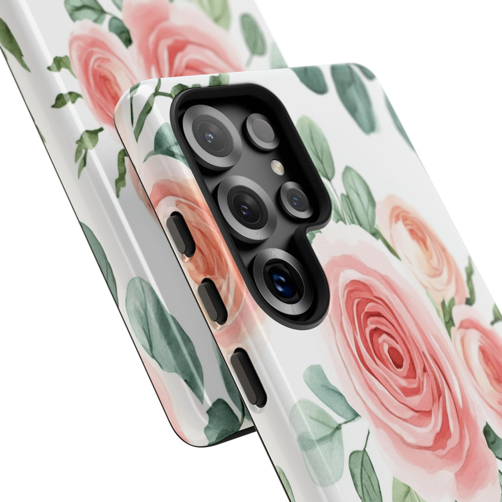 Delicate Watercolor Rose Case