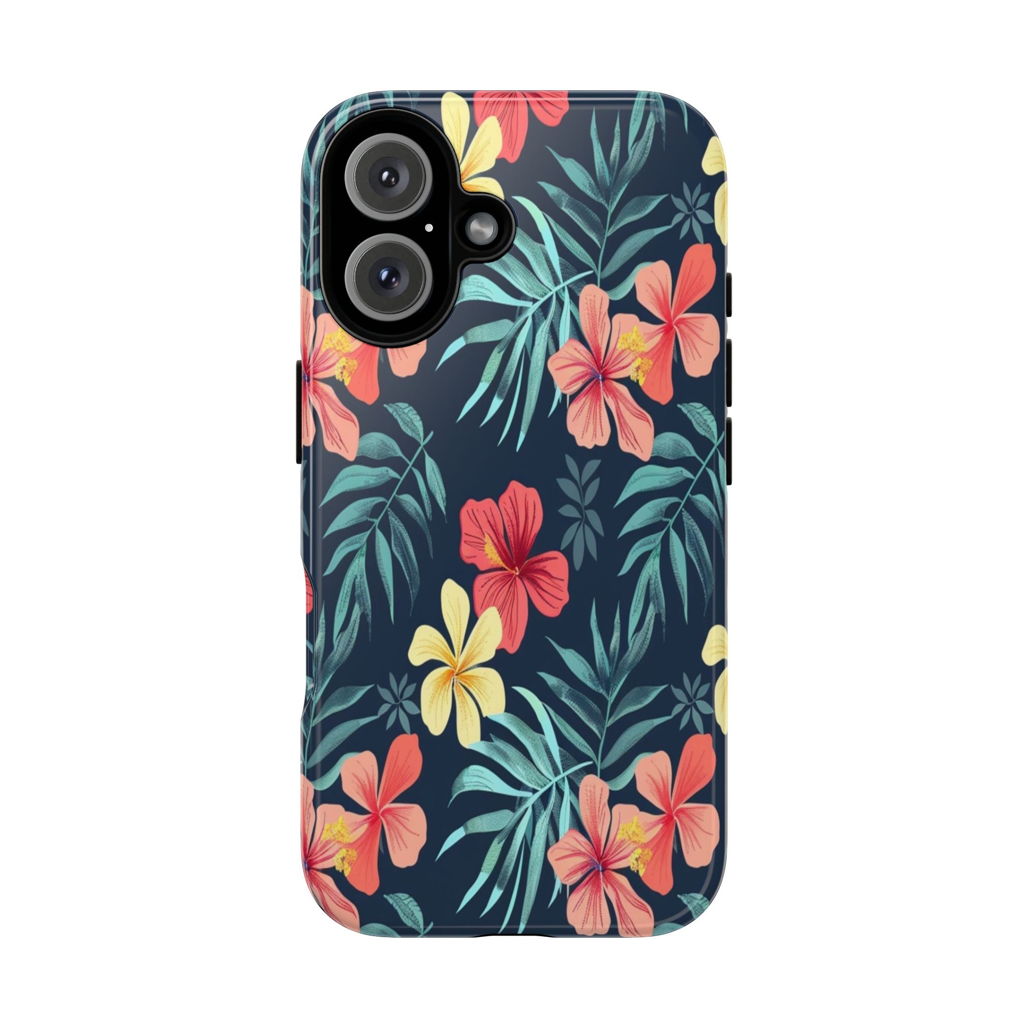 Tropical Hibiscus Navy