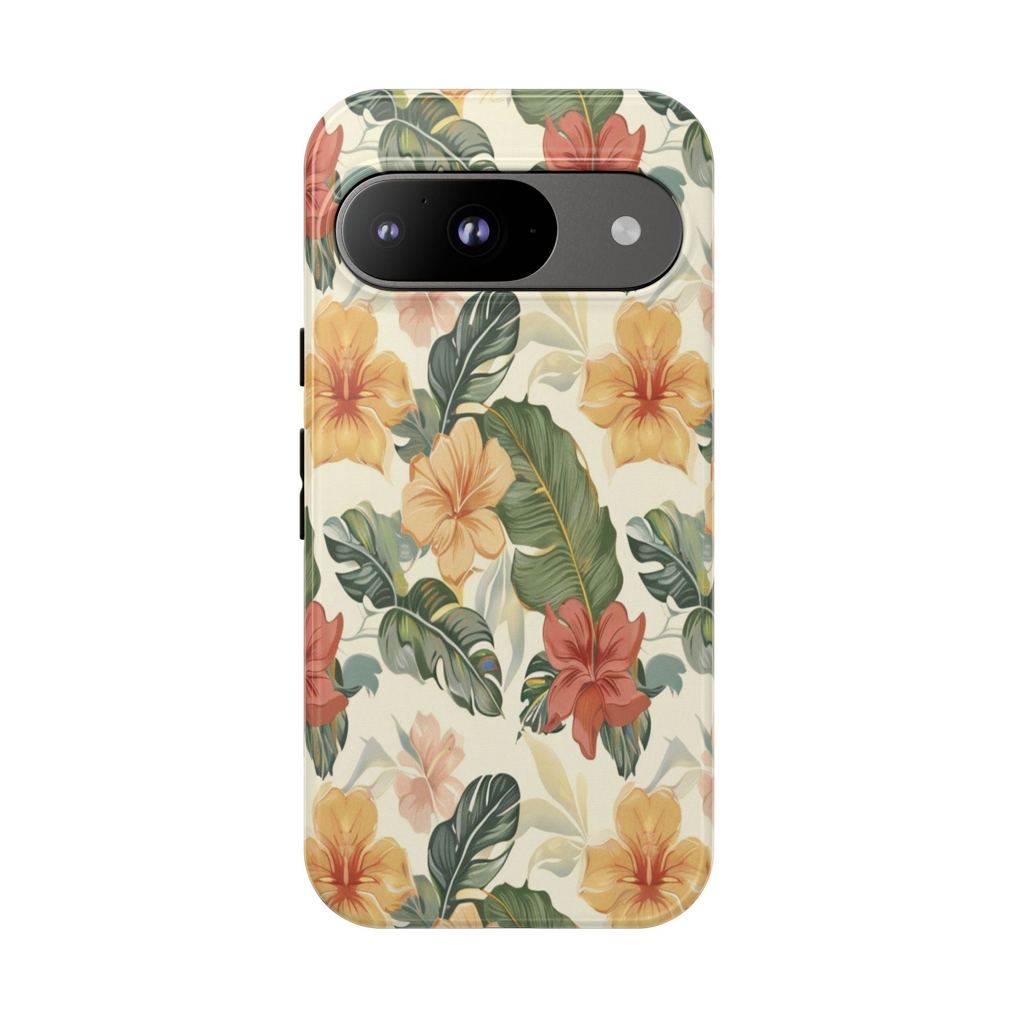 Vintage Tropical Floral Seamless Pattern