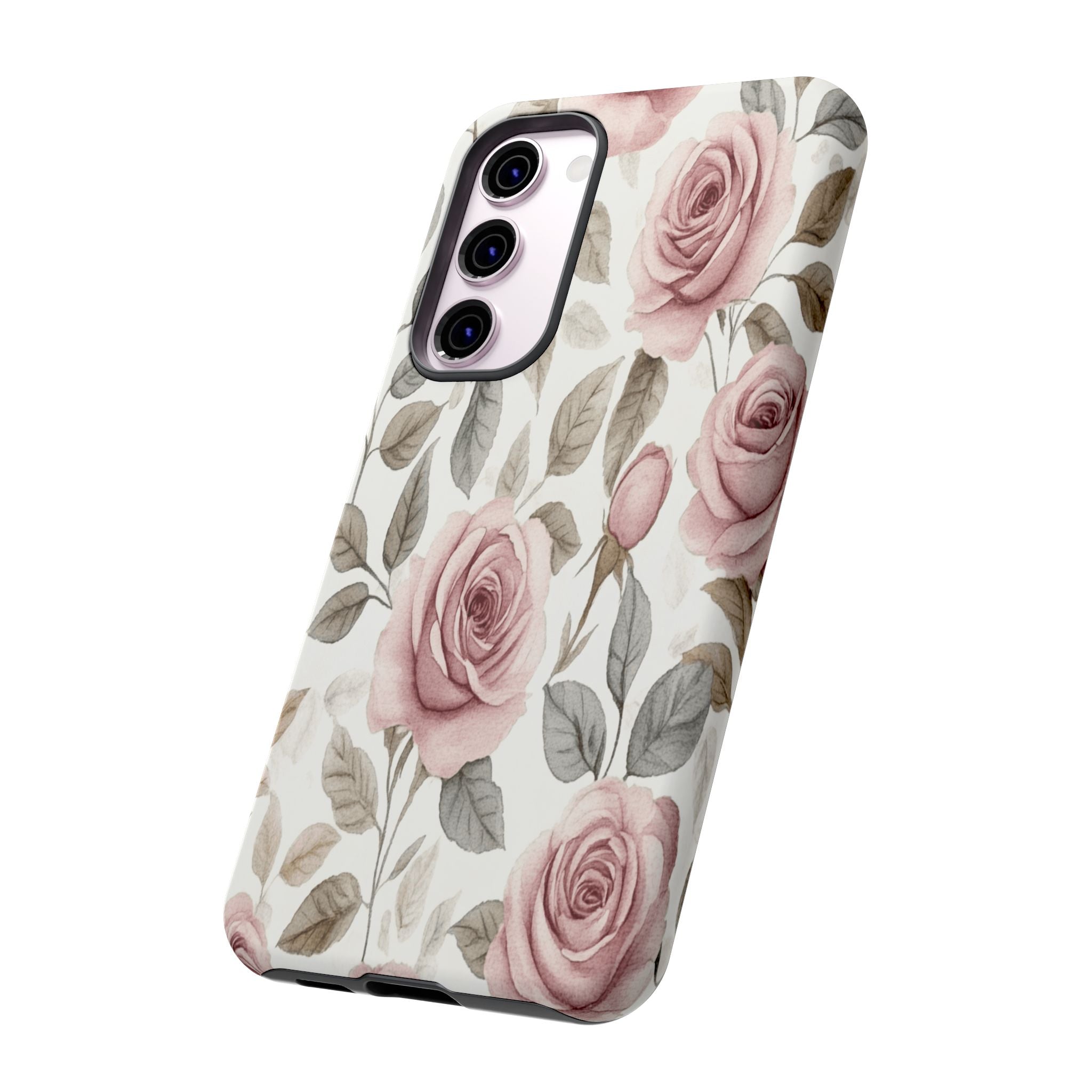Elegant Watercolor Rose Case