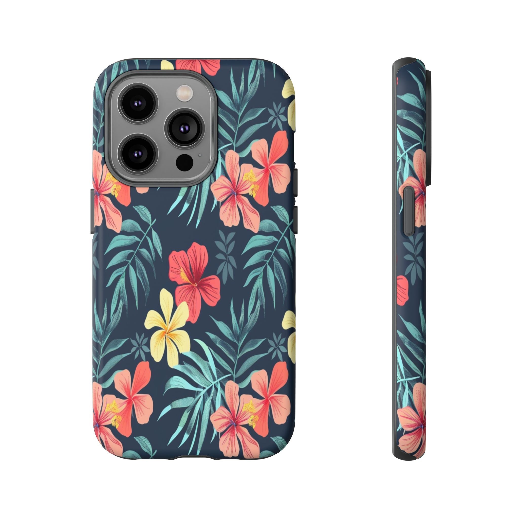 Tropical Hibiscus Navy