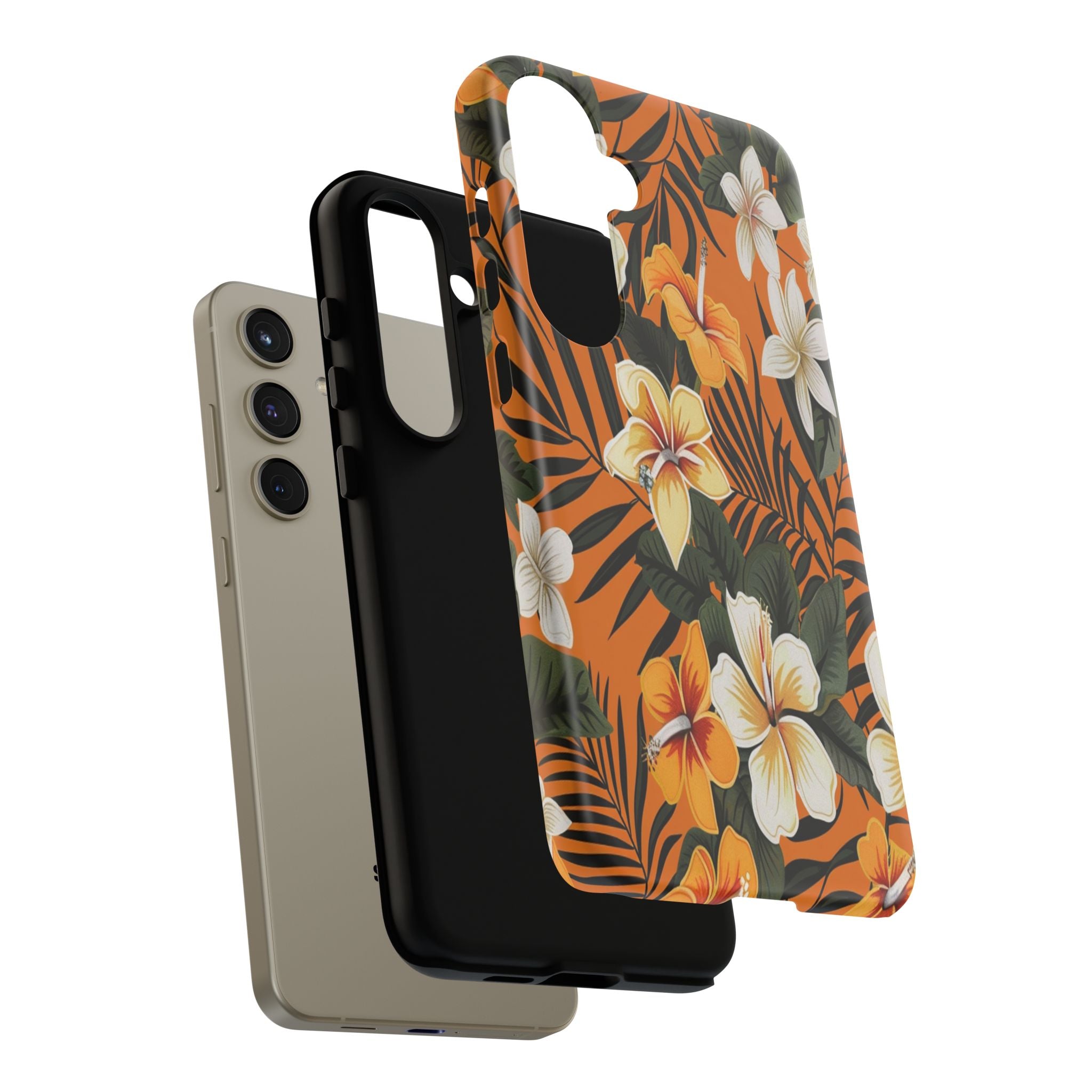 Vibrant Orange Tropical Case