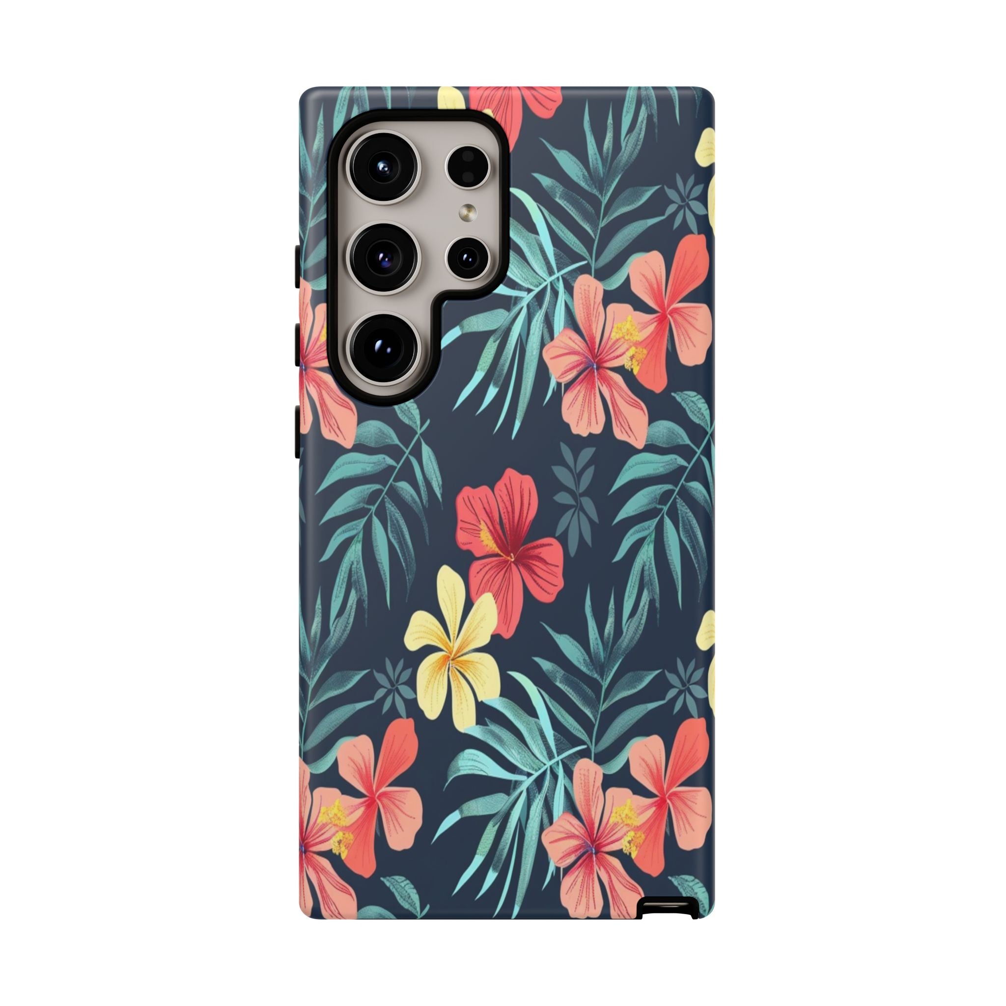 Tropical Hibiscus Navy