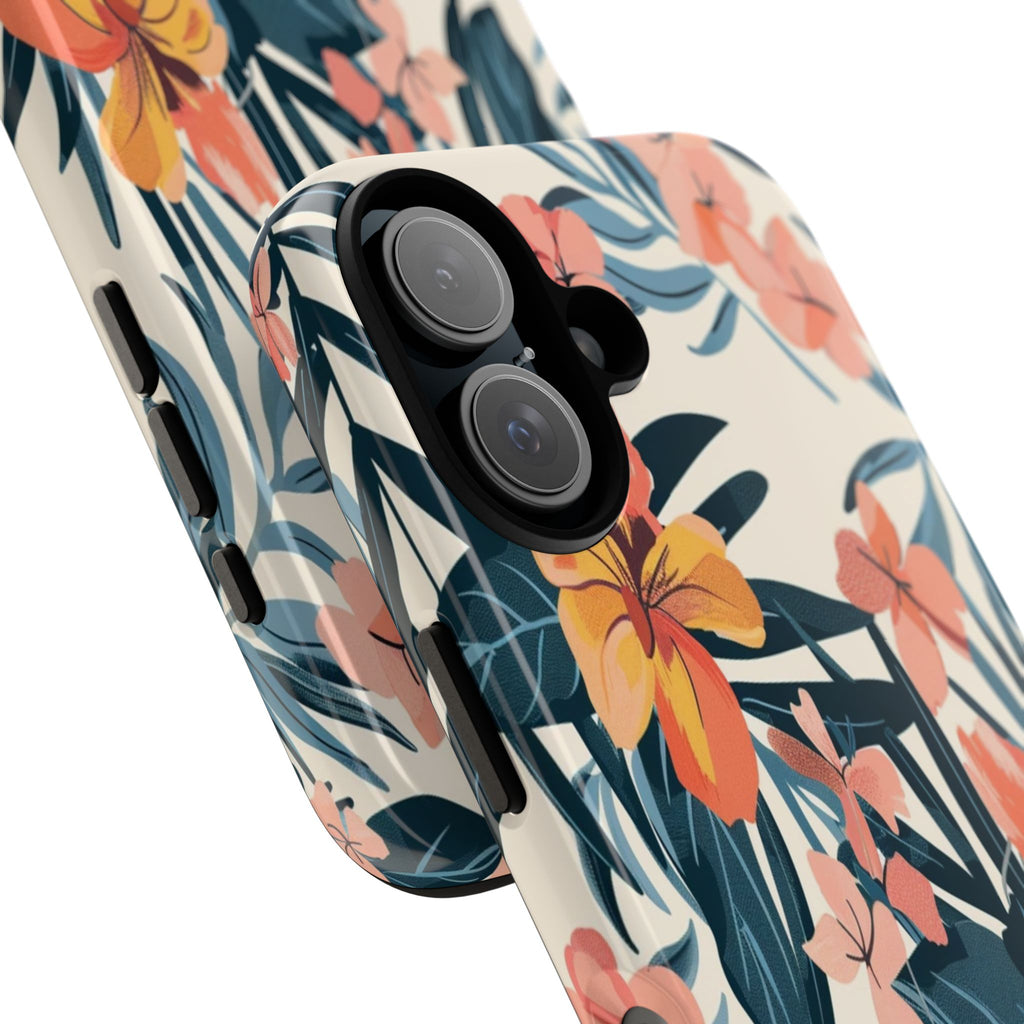 Tropical White and Blue Case