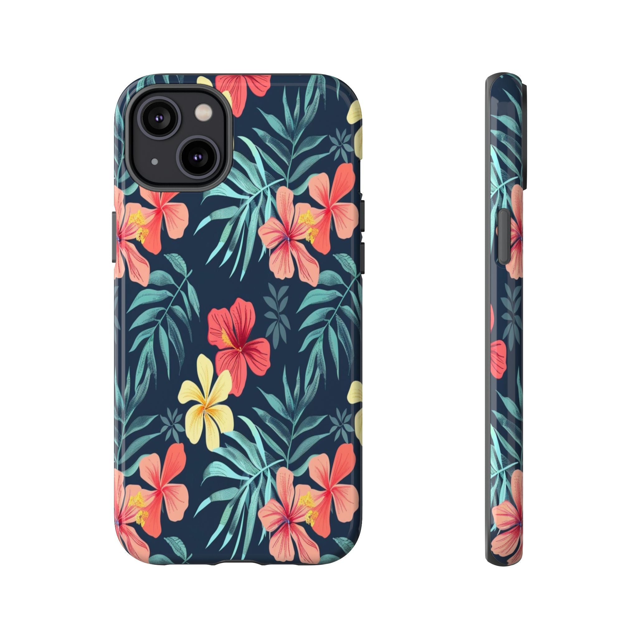 Tropical Hibiscus Navy