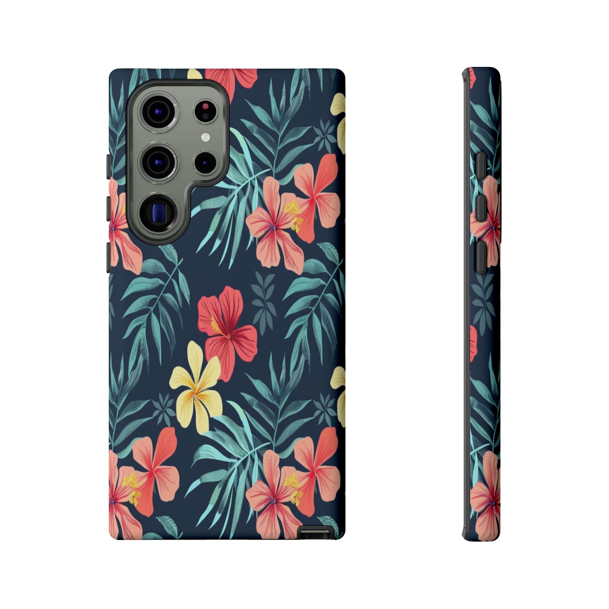 Tropical Hibiscus Navy