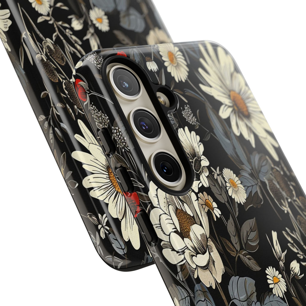 Dark Rose and Daisy Case