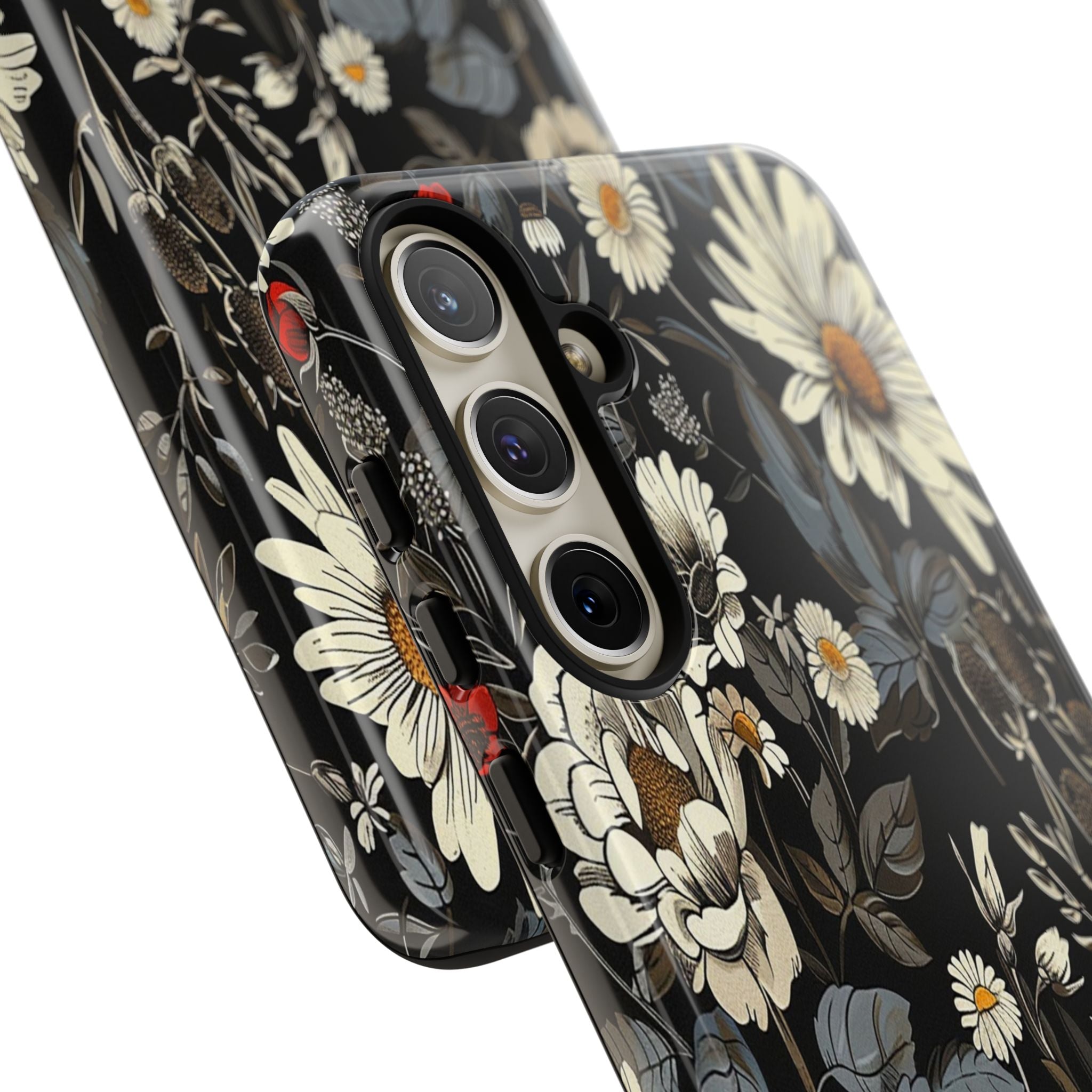 Dark Rose and Daisy Case