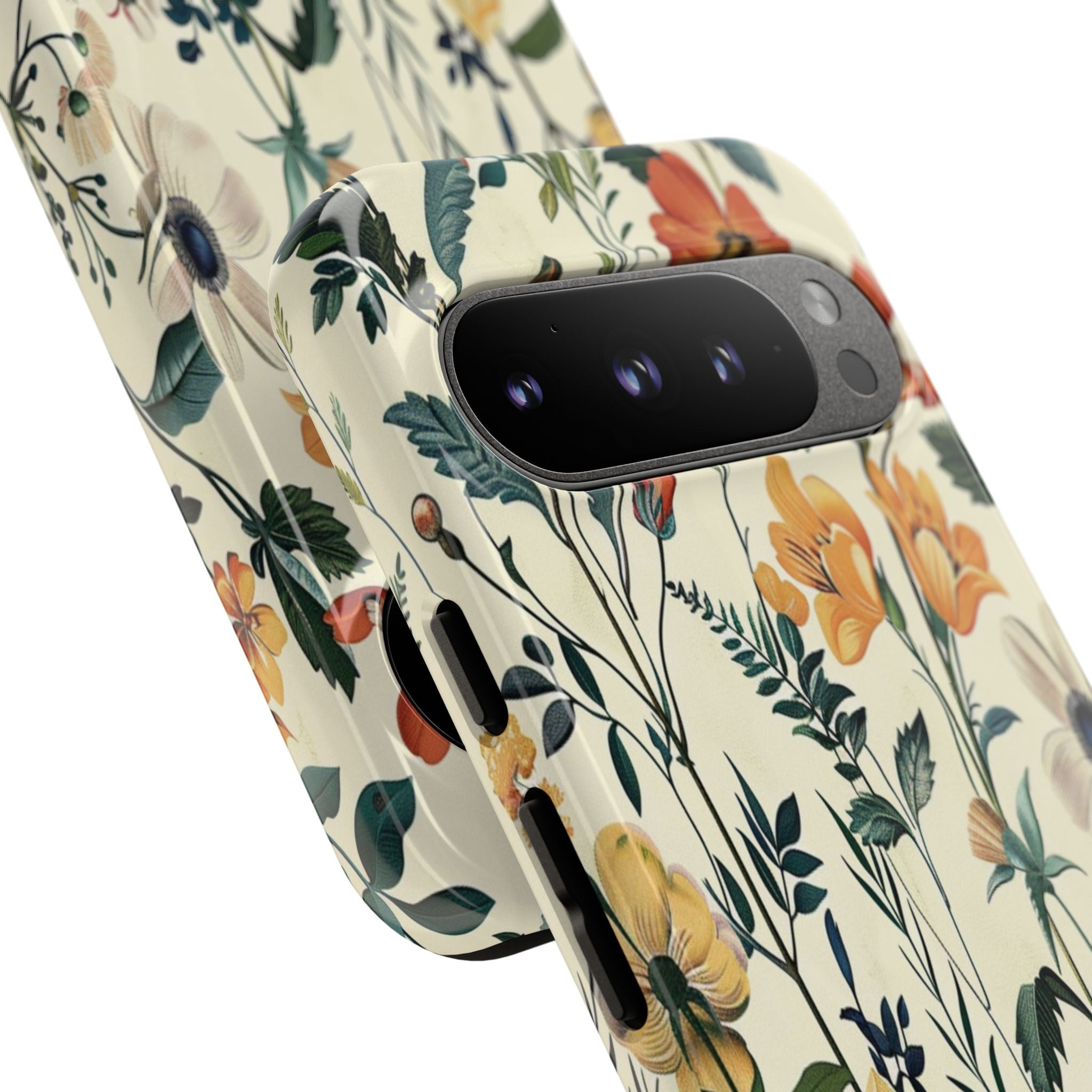 Vintage Botanical Wildflower Seamless Pattern