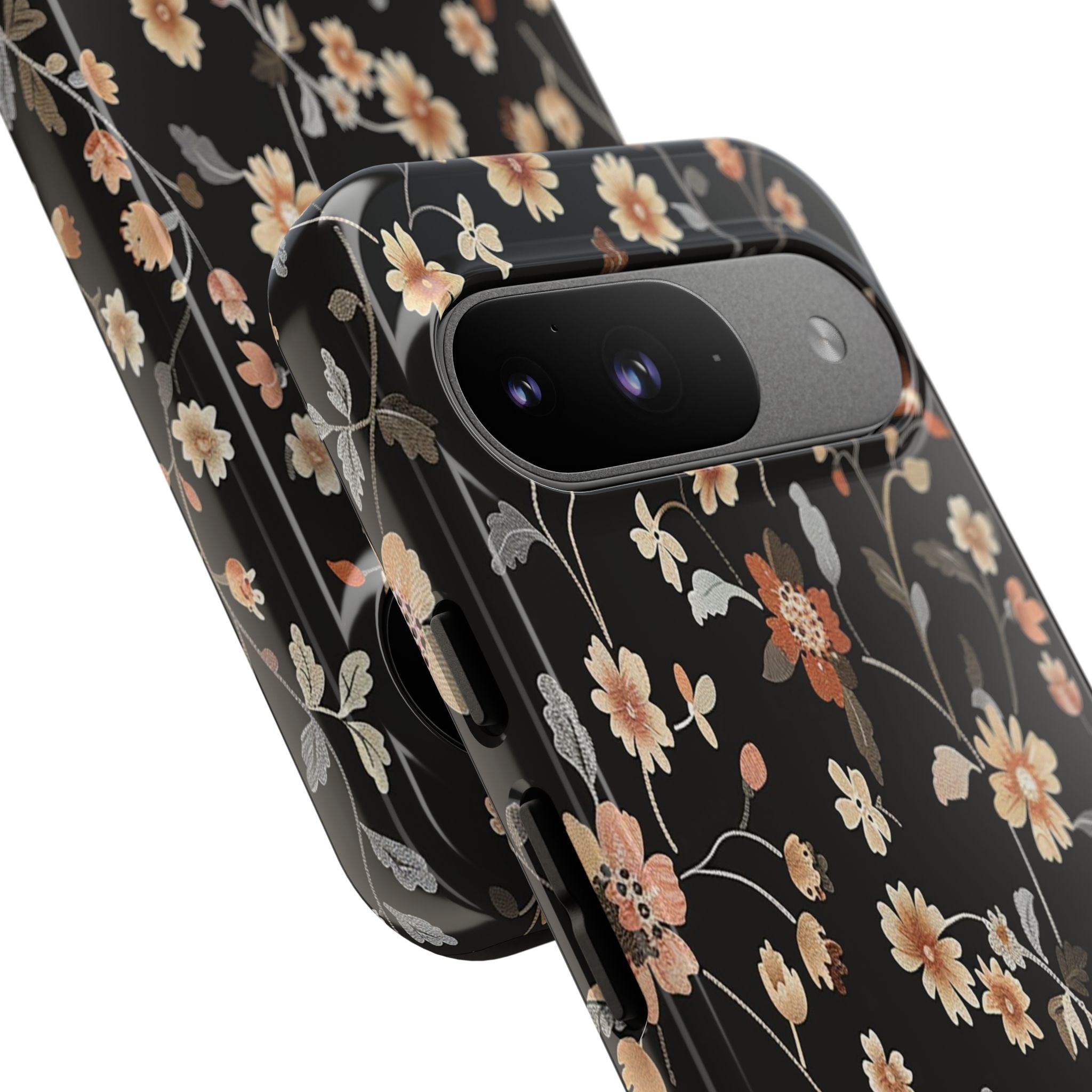 Floral Field on Black Case