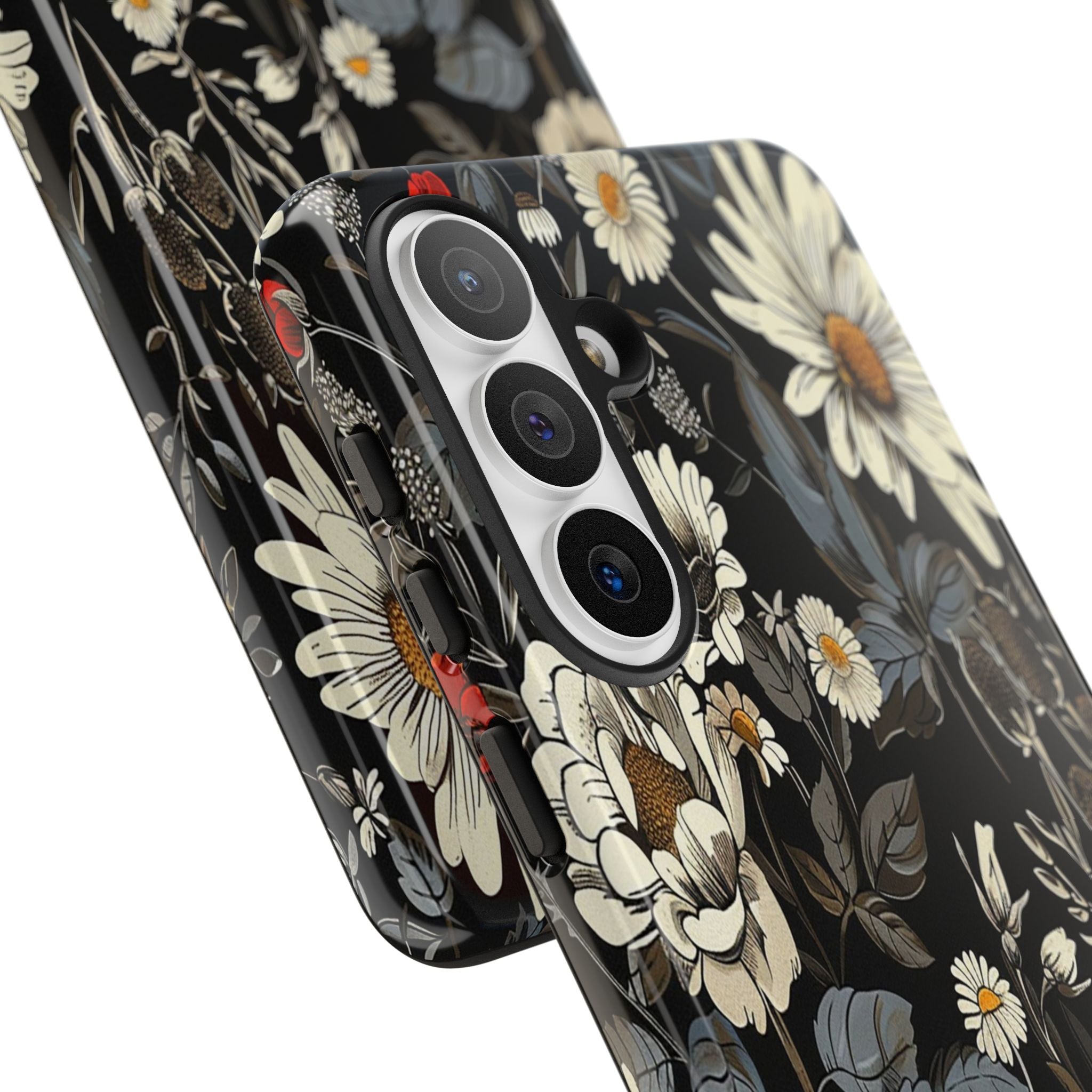 Dark Rose and Daisy Case