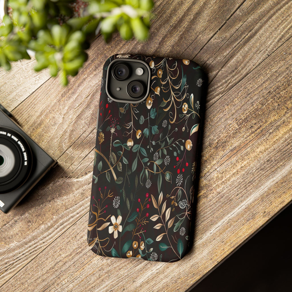 Dark Leafy Case