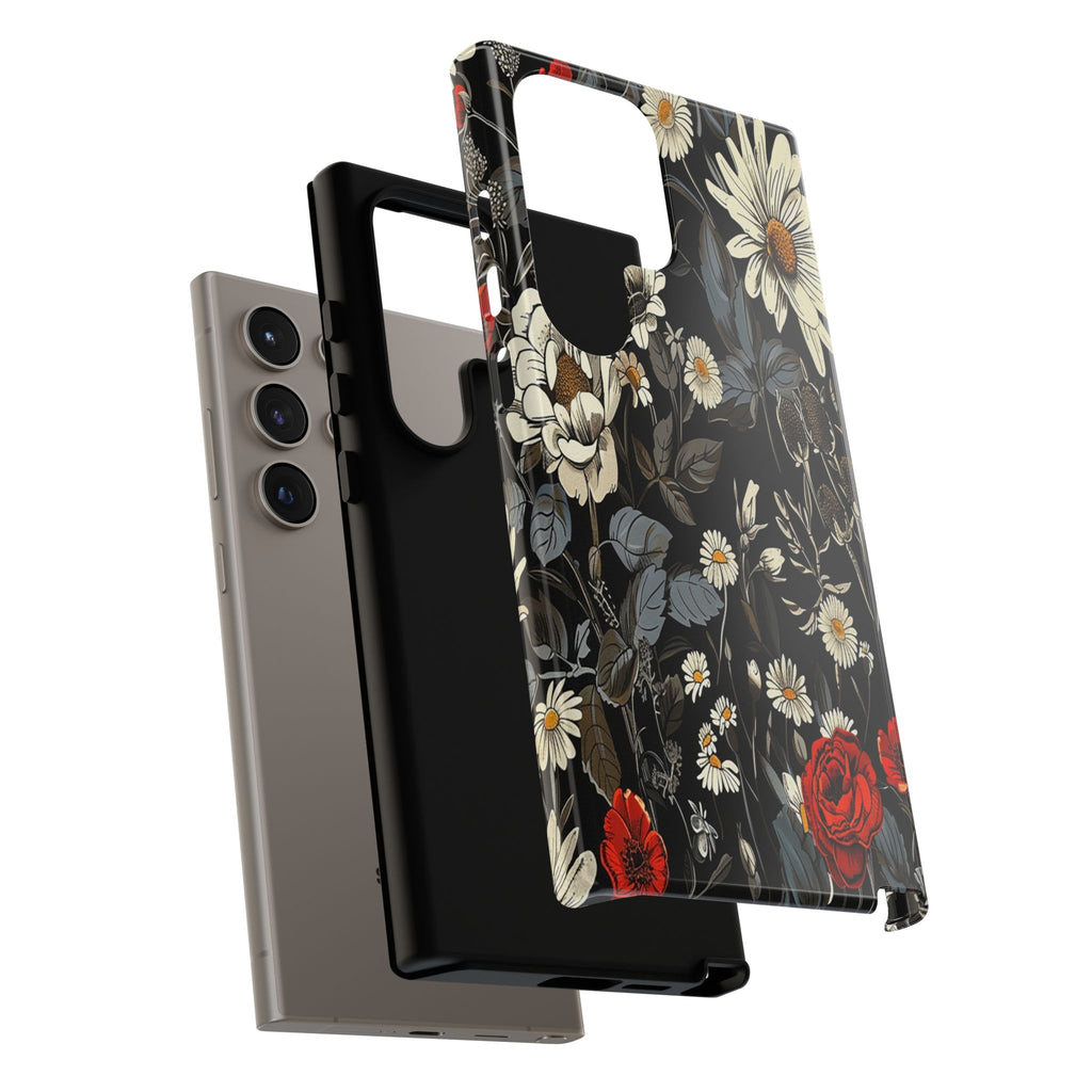 Dark Rose and Daisy Case