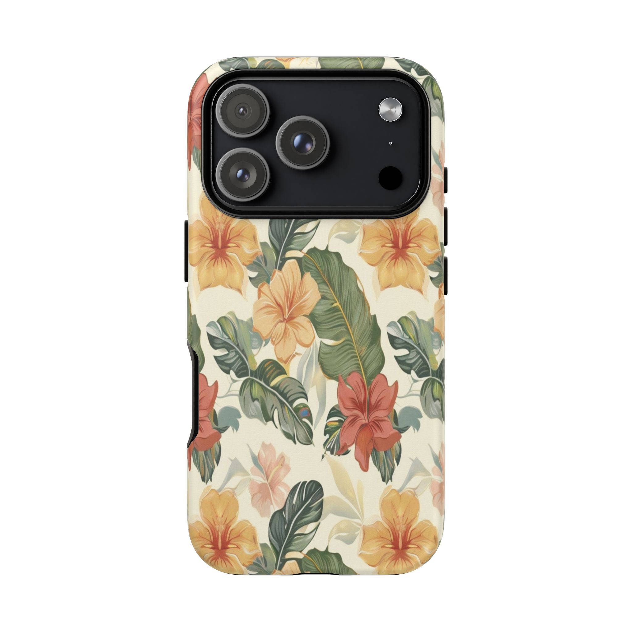 Vintage Tropical Floral Seamless Pattern