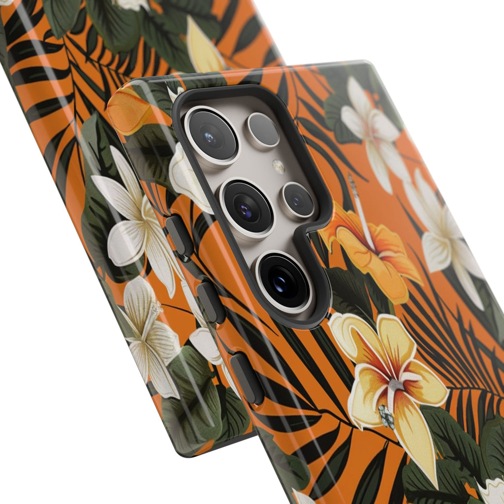 Vibrant Orange Tropical Case