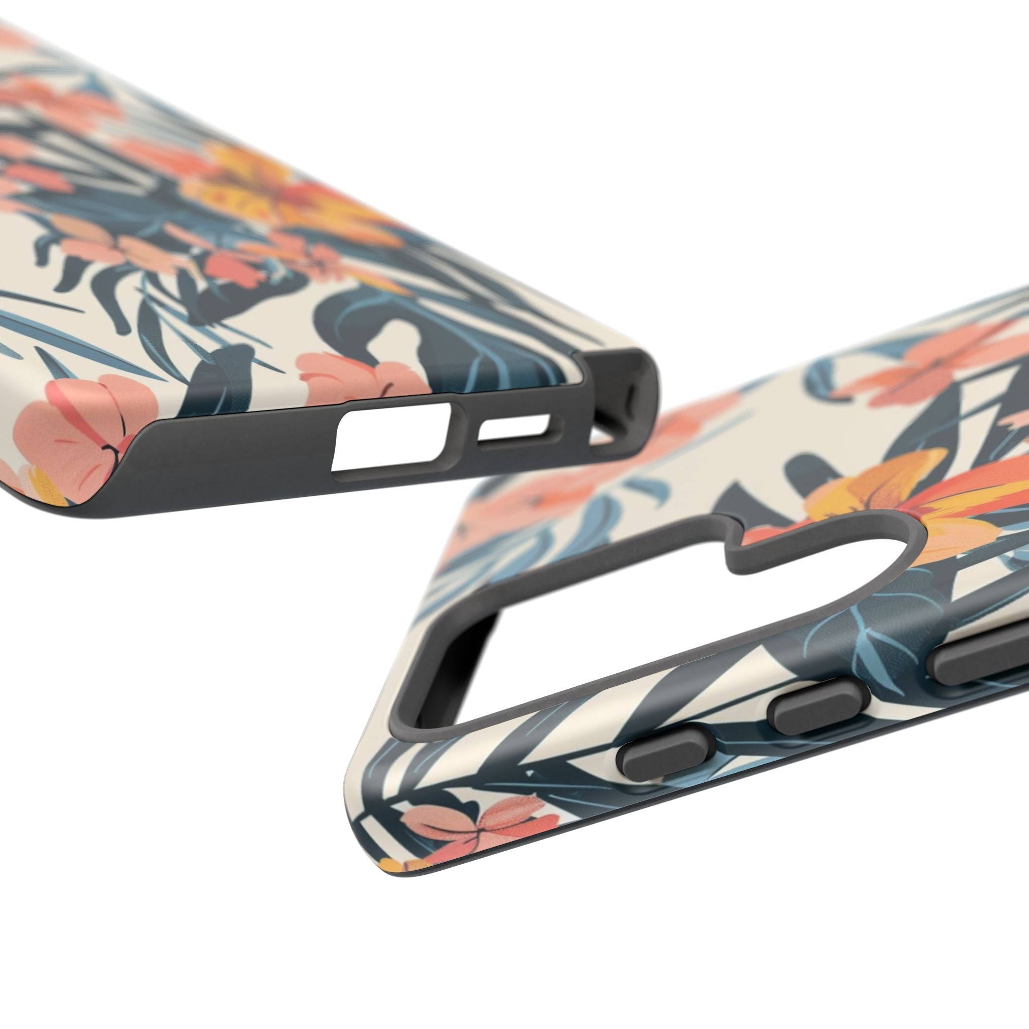 Tropical White and Blue Case