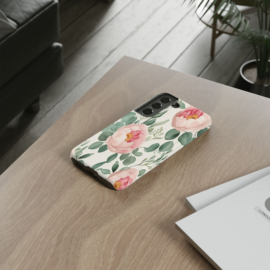 Soft Pink Peonies Case