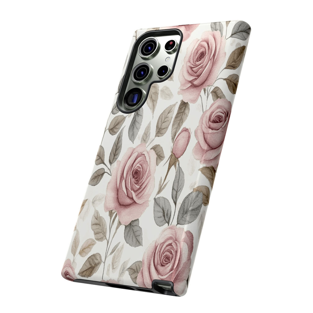 Elegant Watercolor Rose Case