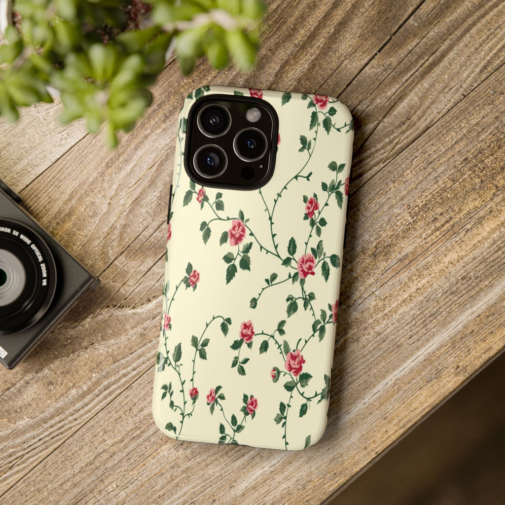 Elegant Pink Victorian Roses Case