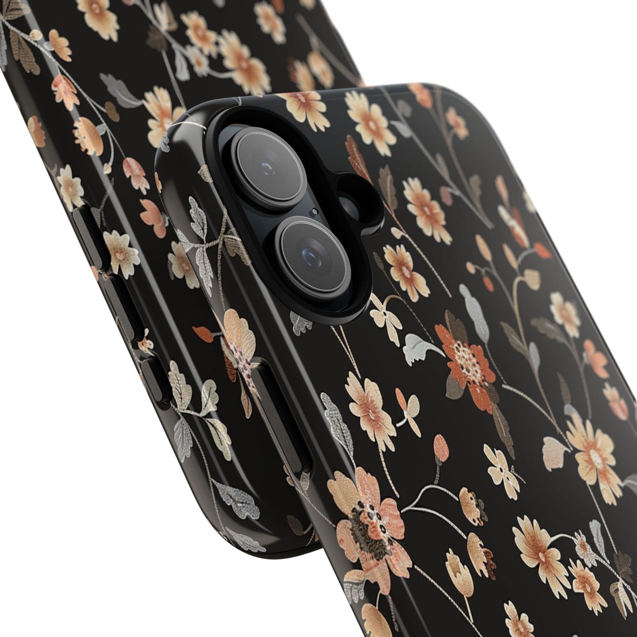 Floral Field on Black Case