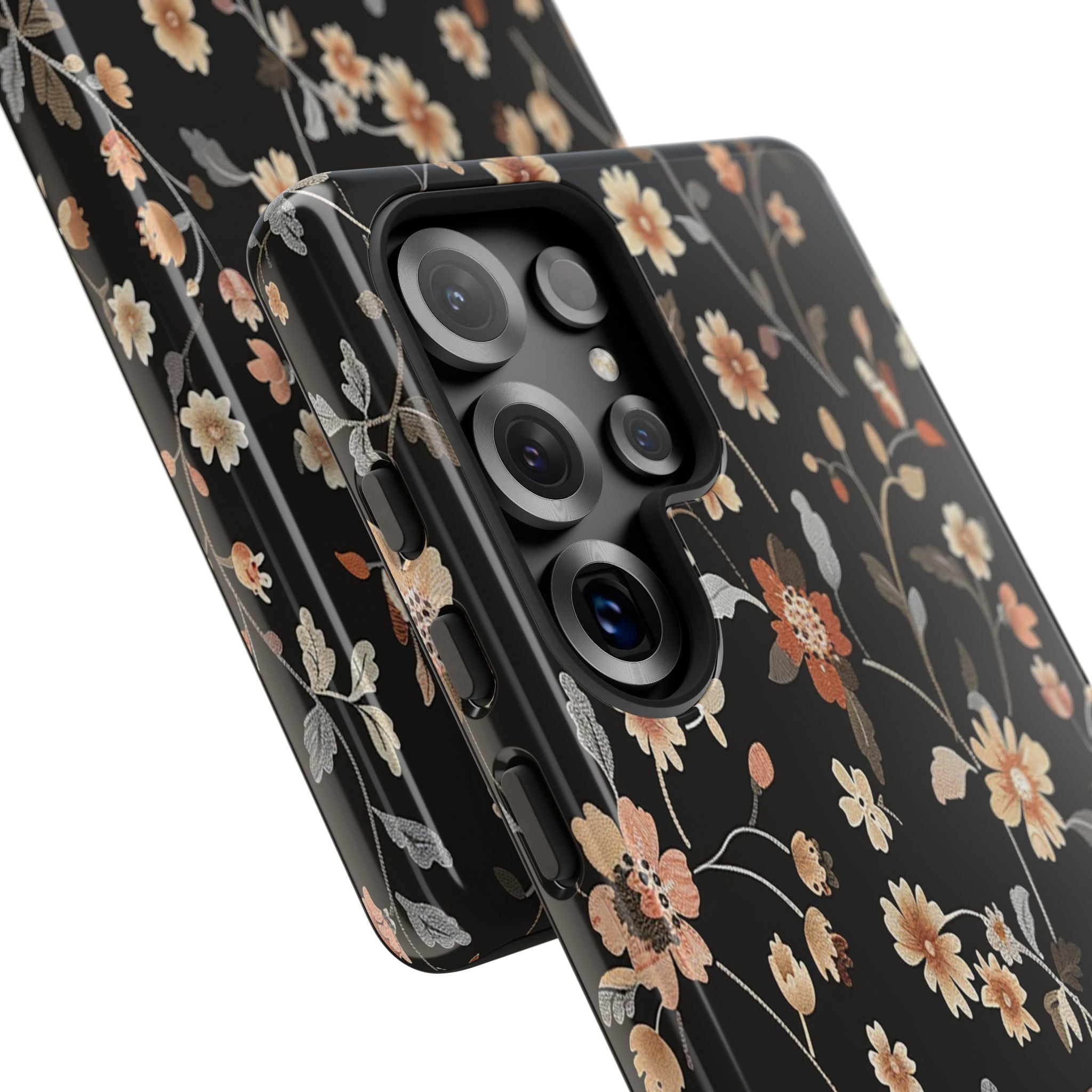 Floral Field on Black Case