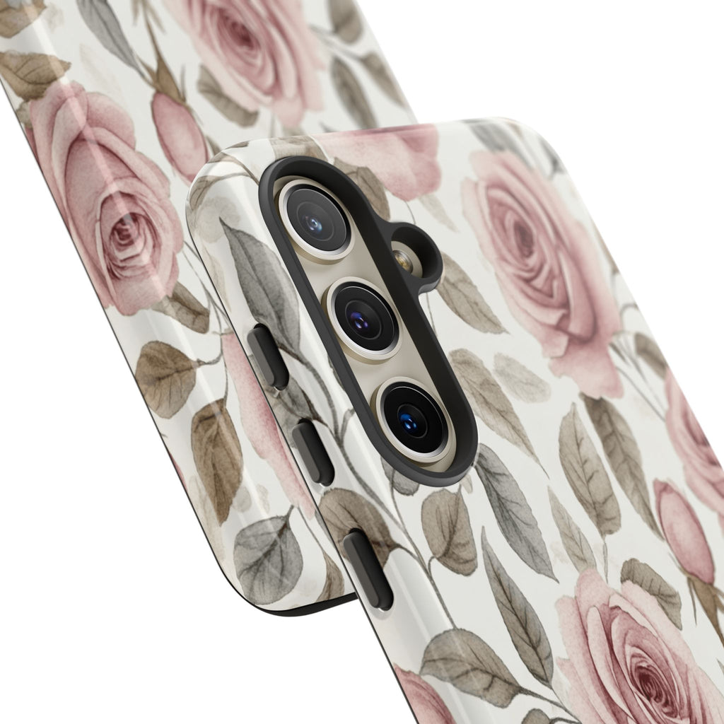 Elegant Watercolor Rose Case