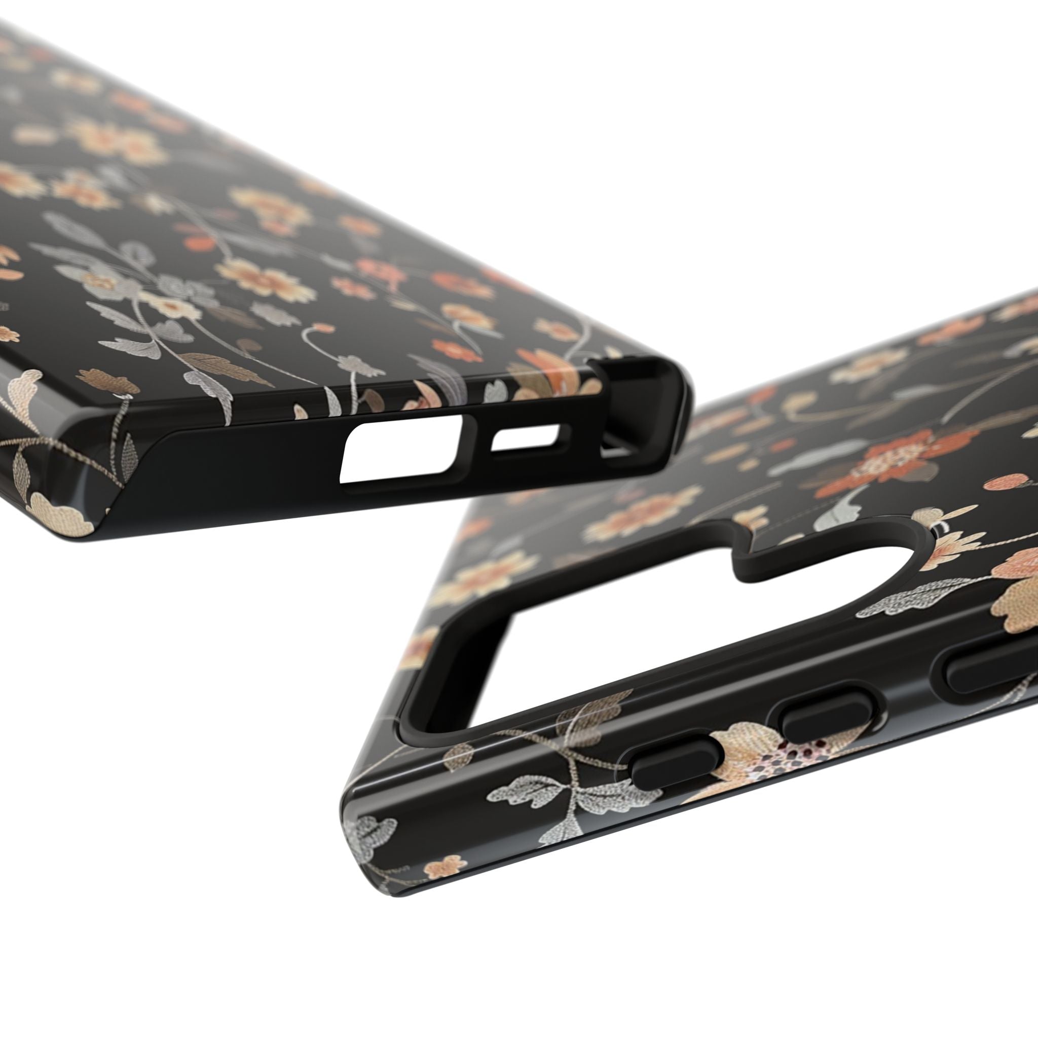 Floral Field on Black Case