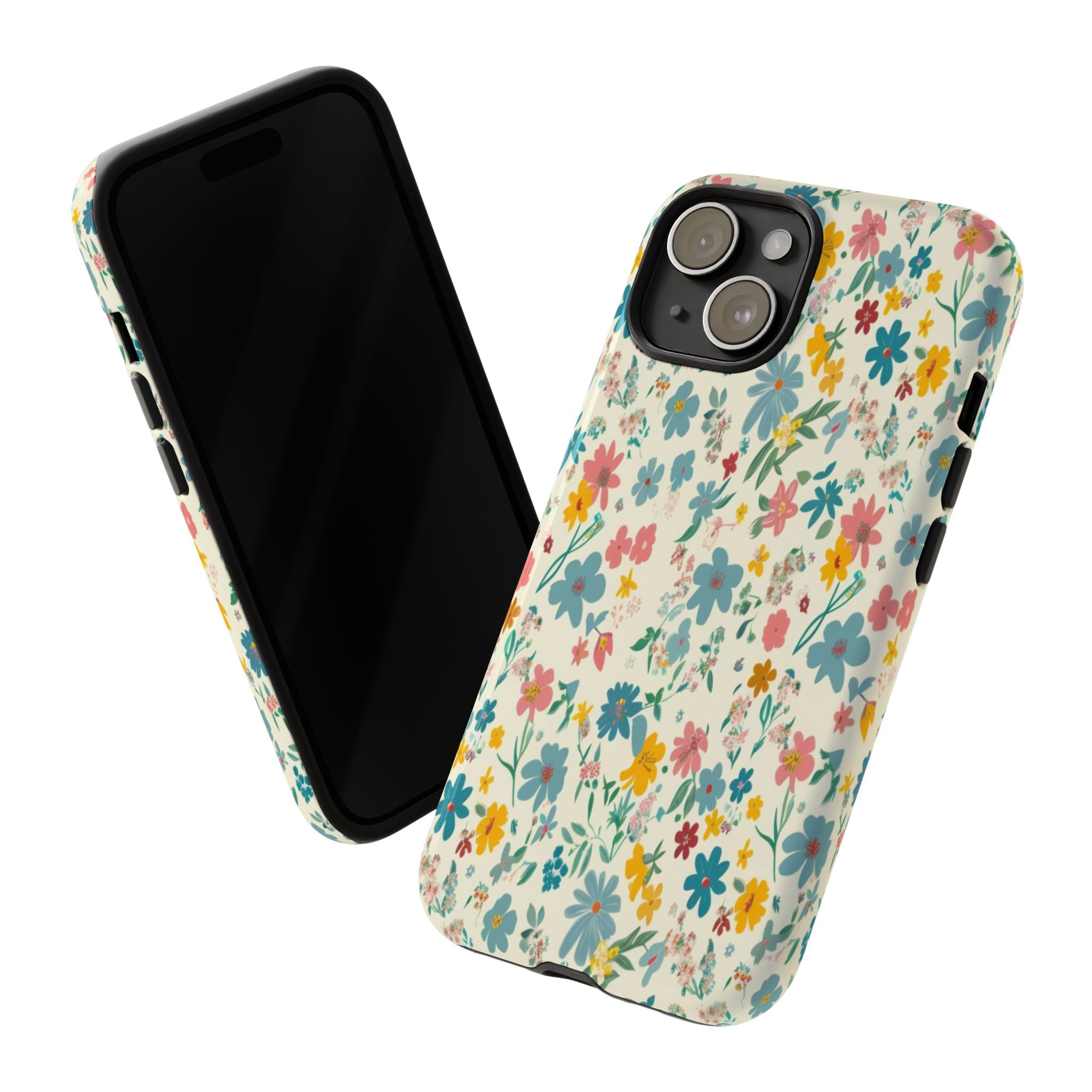 Pastel Yellow Green and Blue Case