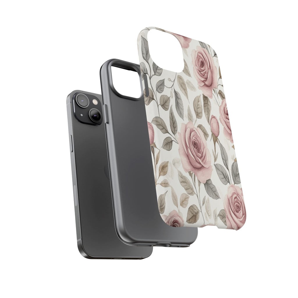 Elegant Watercolor Rose Case