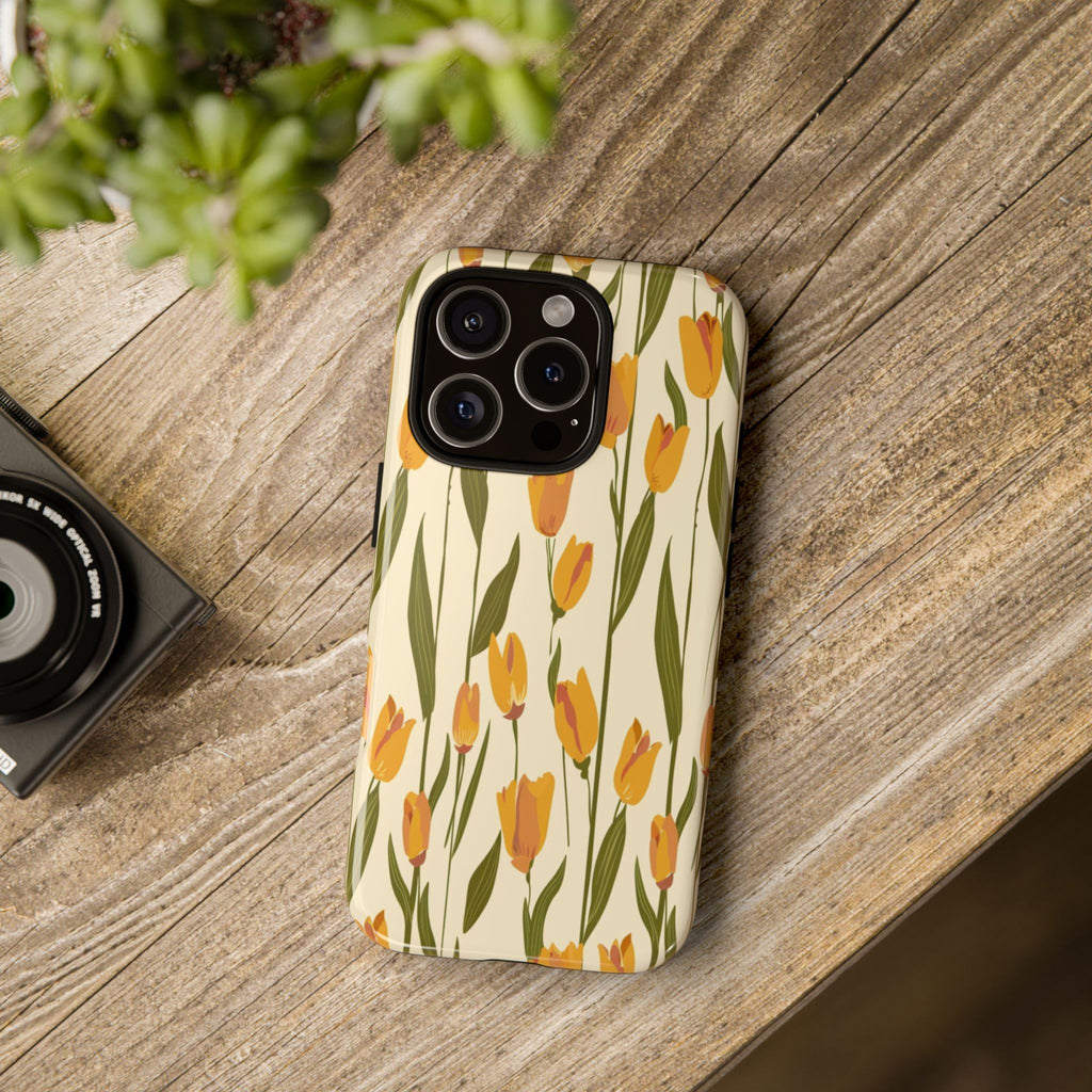 Yellow and Orange Tulips Case
