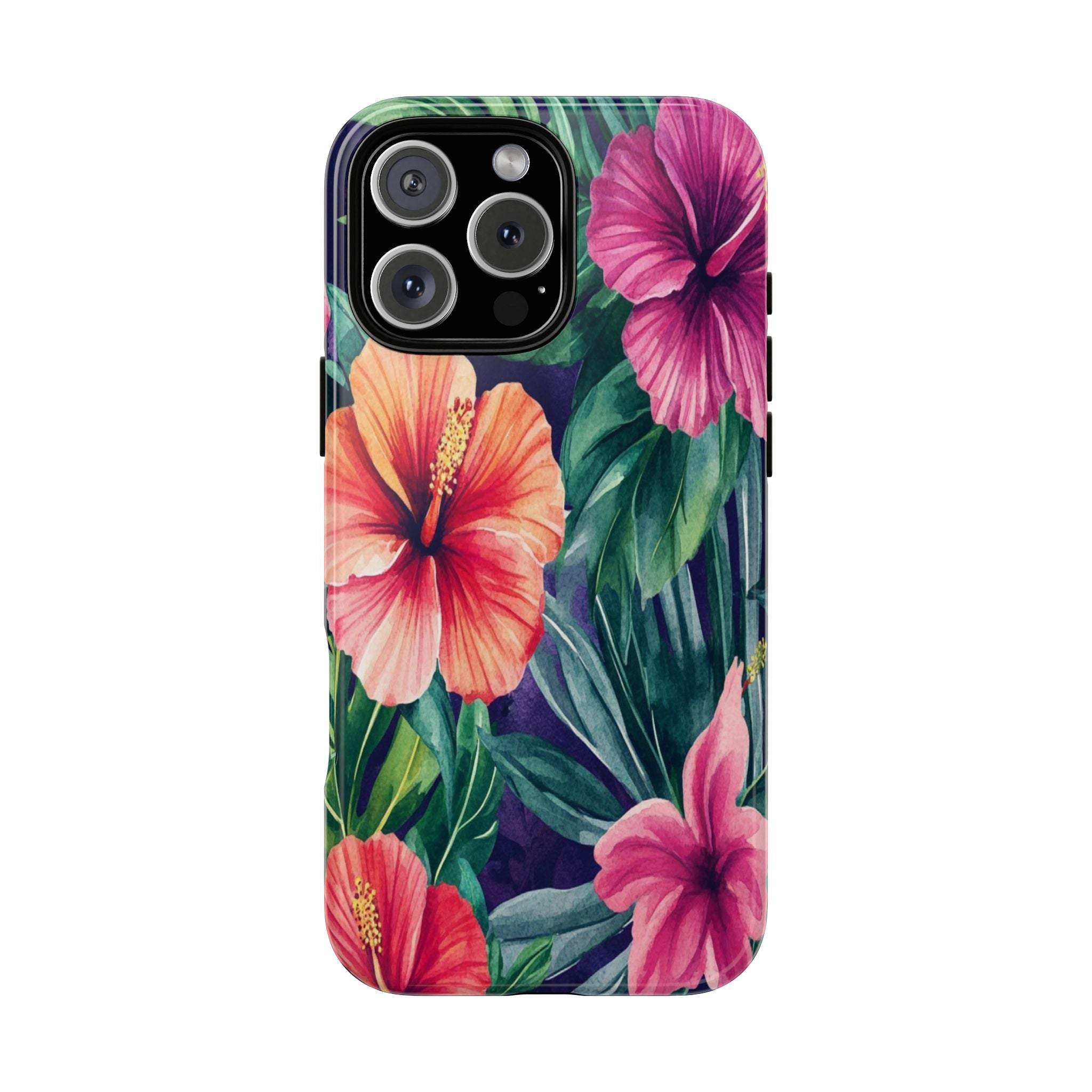 Navy Floral Watercolor