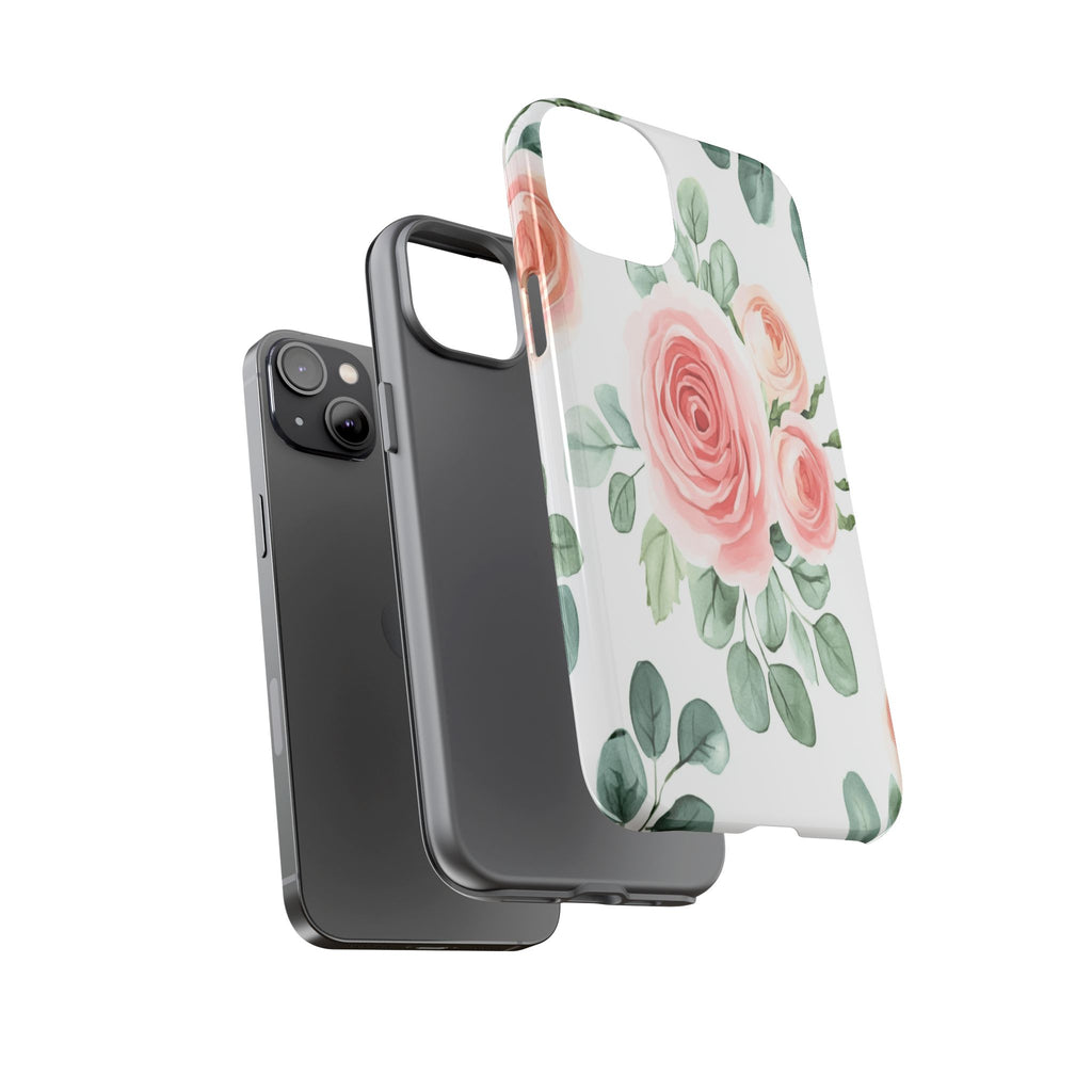 Delicate Watercolor Rose Case
