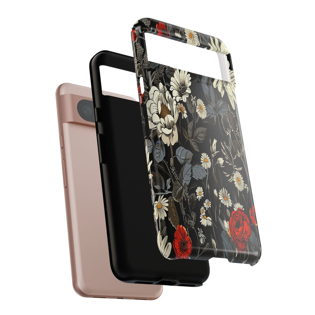 Dark Rose and Daisy Case
