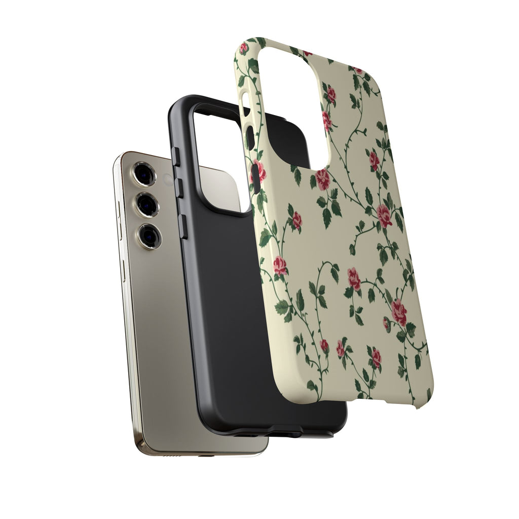 Elegant Pink Victorian Roses Case