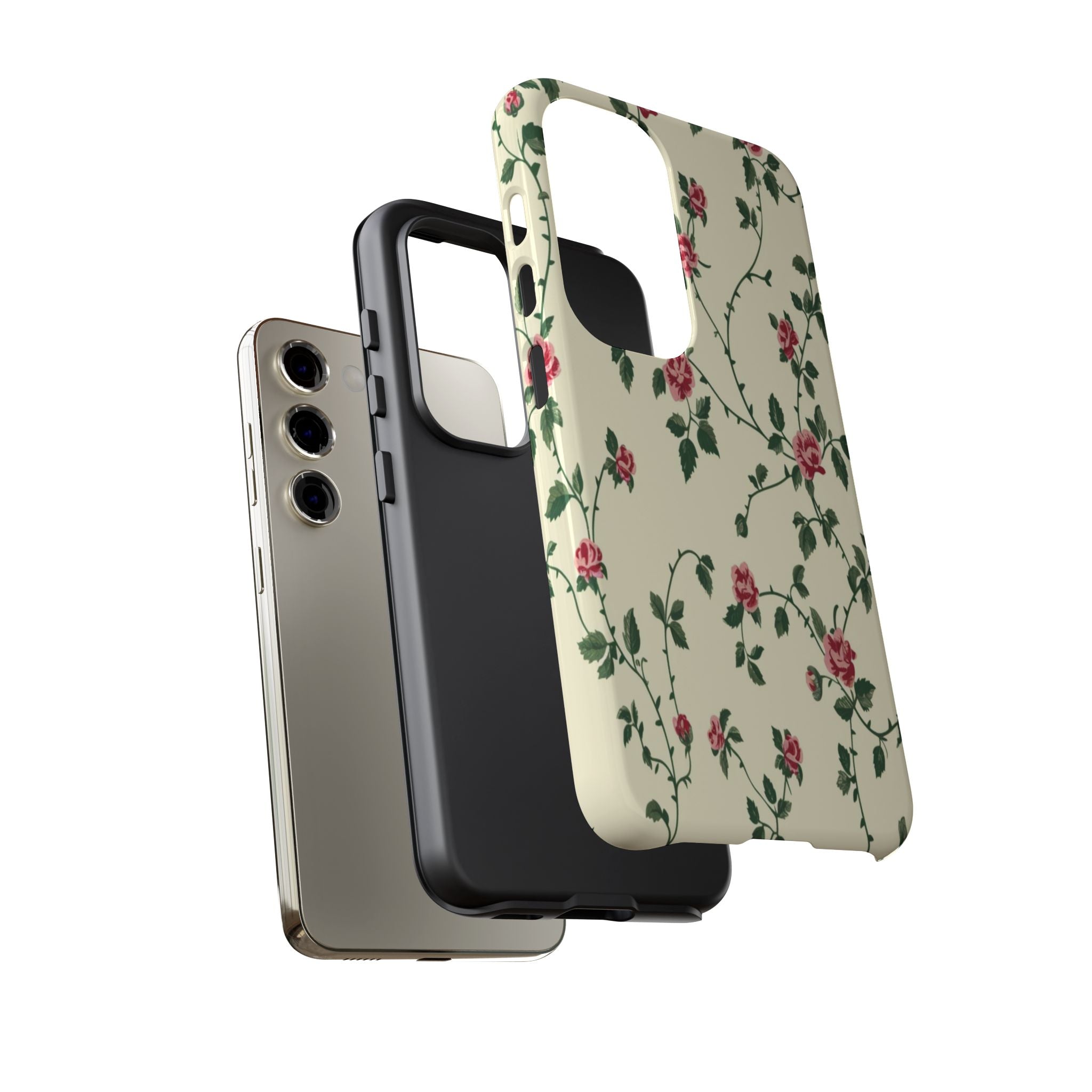 Elegant Pink Victorian Roses Case