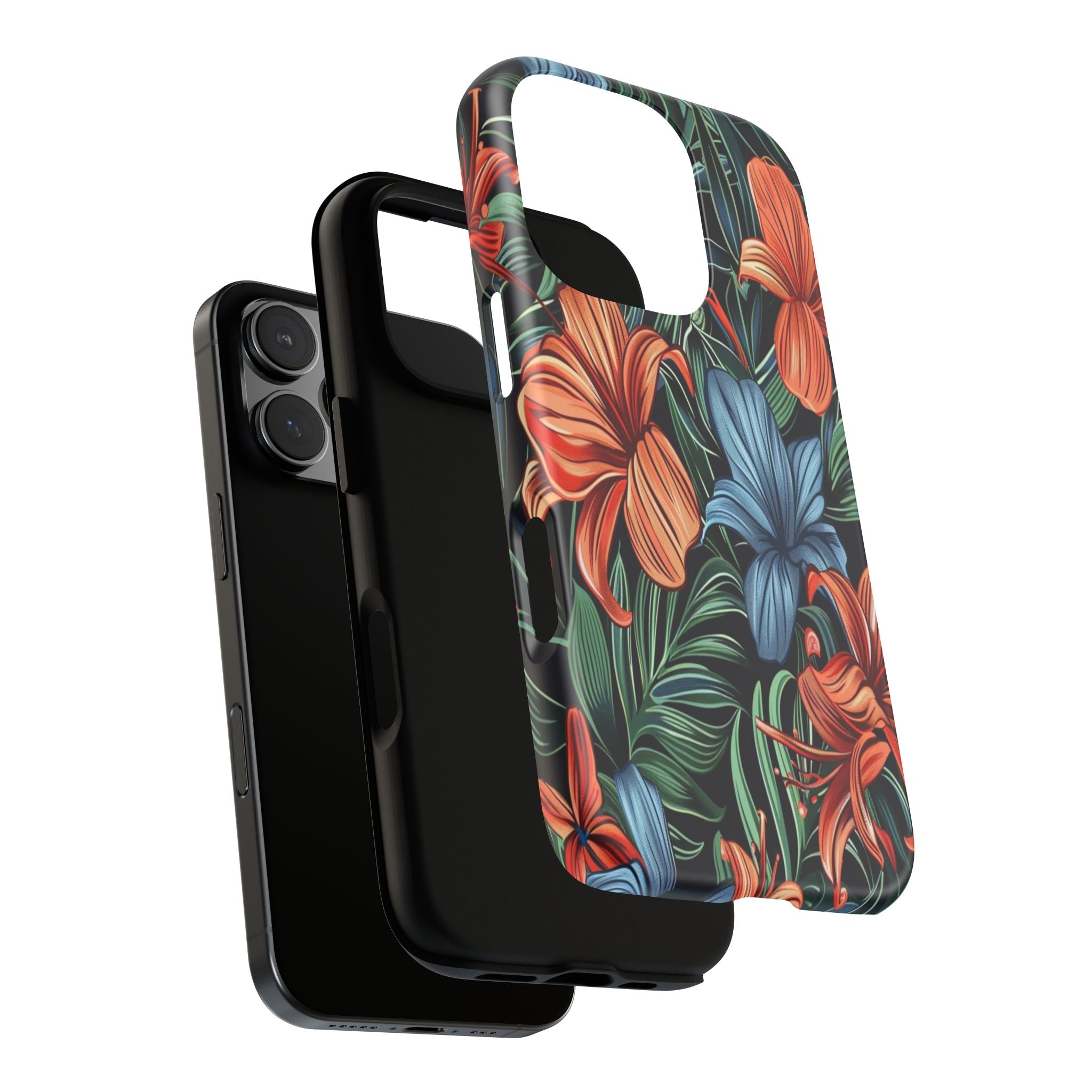 Tropical Red and Blue Case