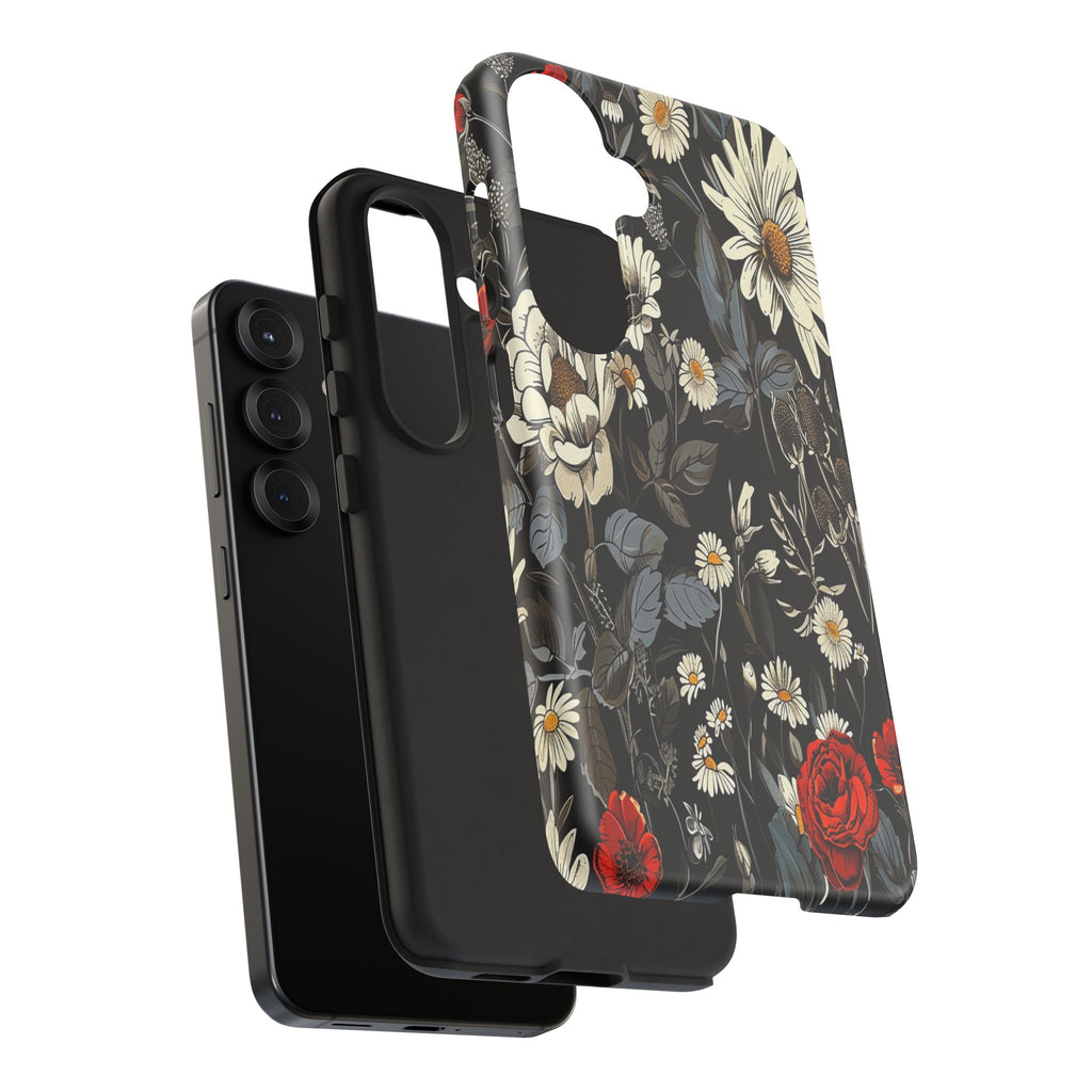 Dark Rose and Daisy Case