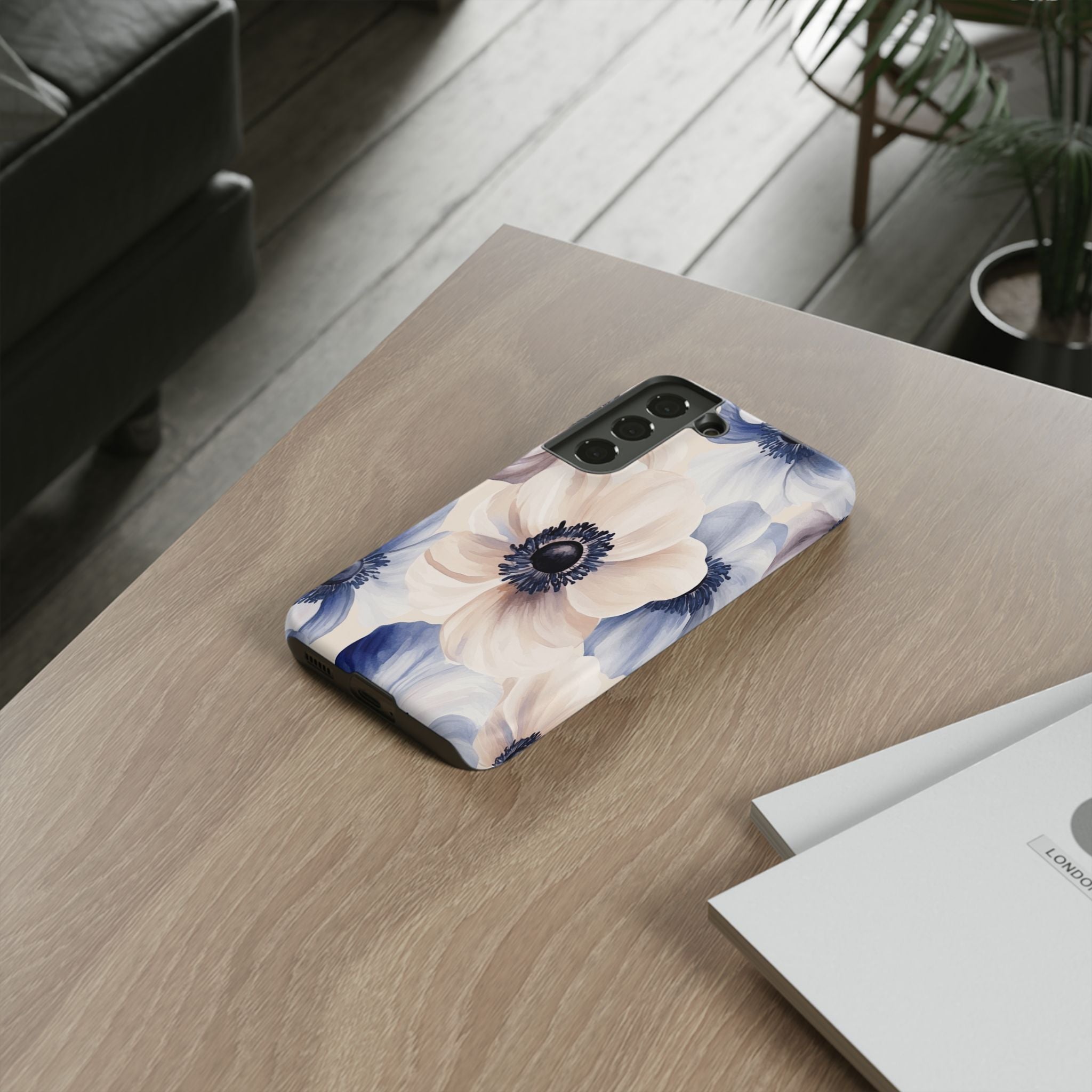 Elegant Anemone Floral Pattern