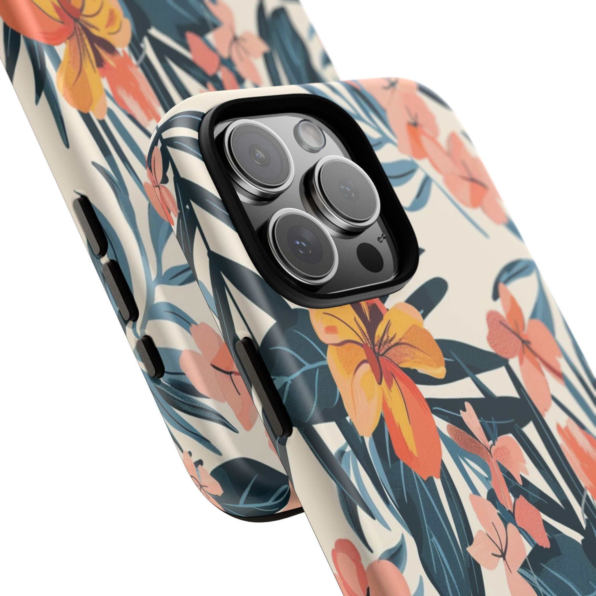 Tropical White and Blue Case