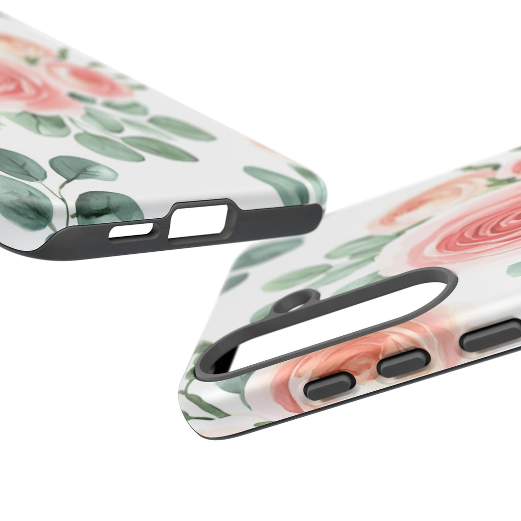 Delicate Watercolor Rose Case
