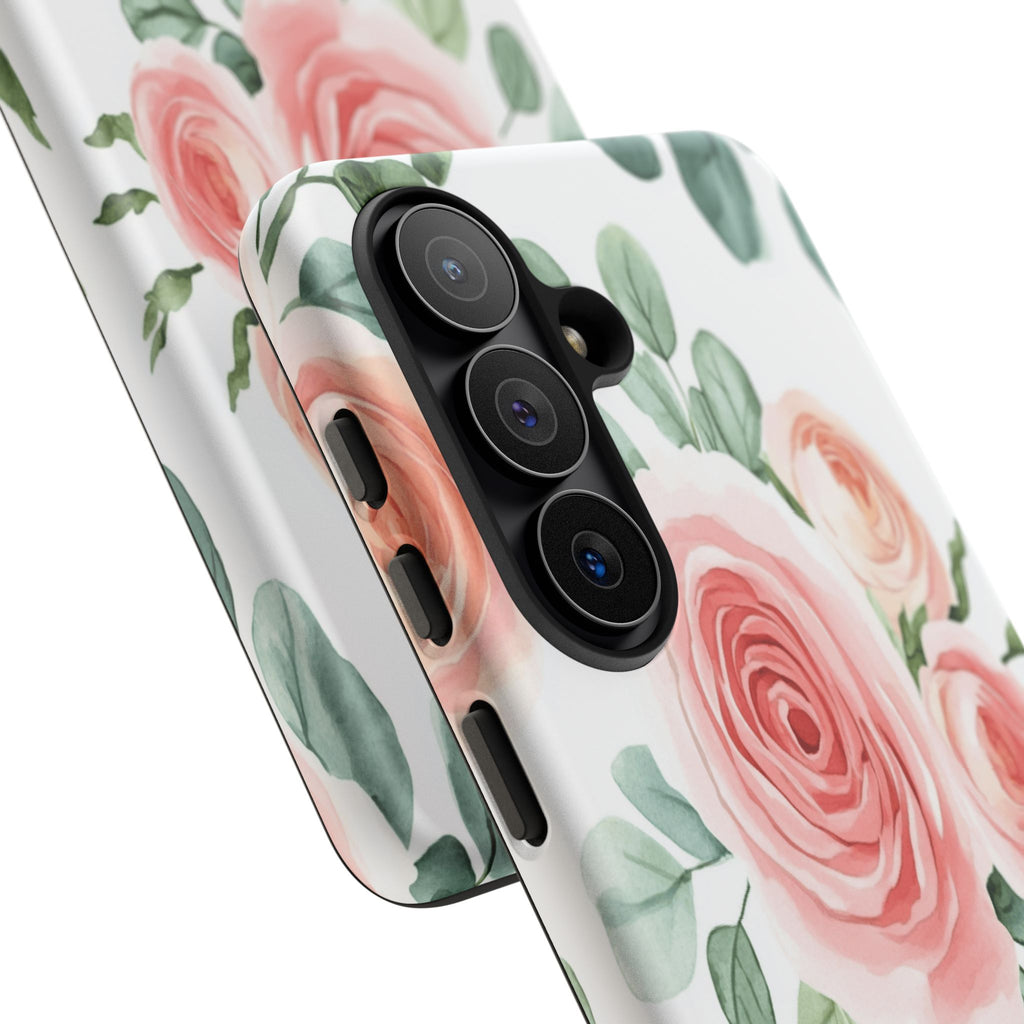 Delicate Watercolor Rose Case