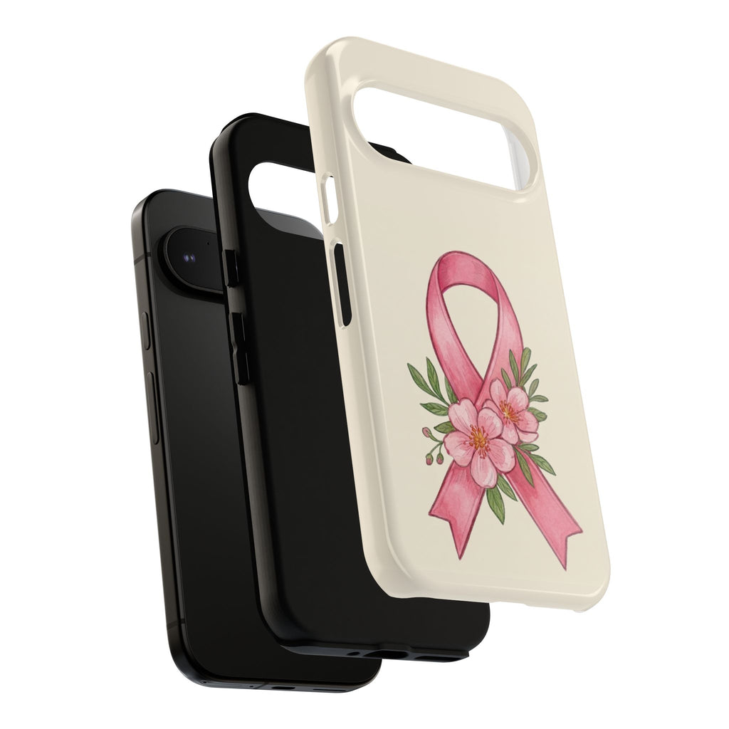 Floral Breast Cancer Awareness Case
