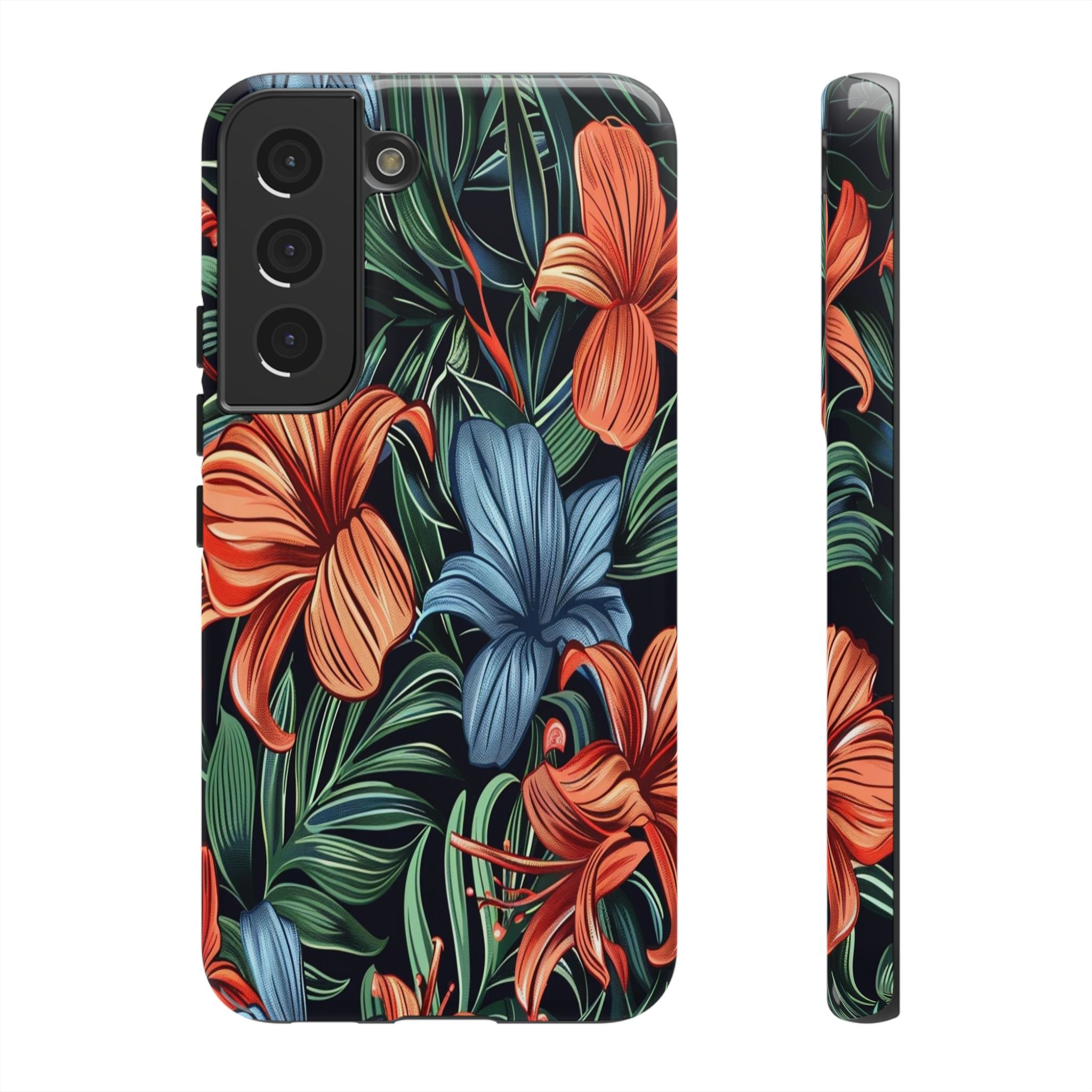 Tropical Red and Blue