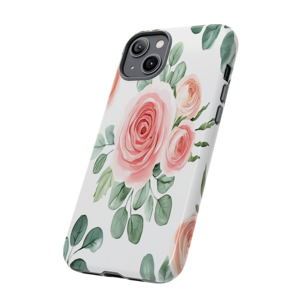 Delicate Watercolor Rose Case