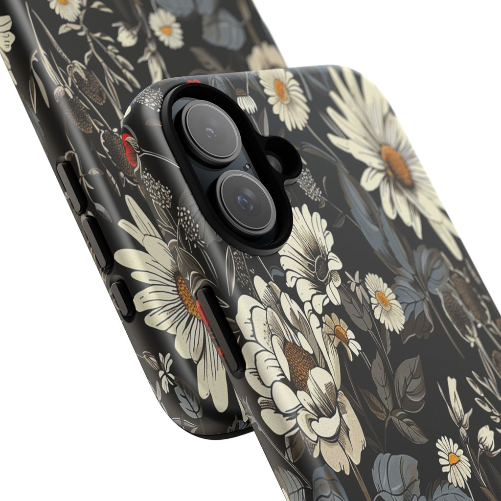Dark Rose and Daisy Case