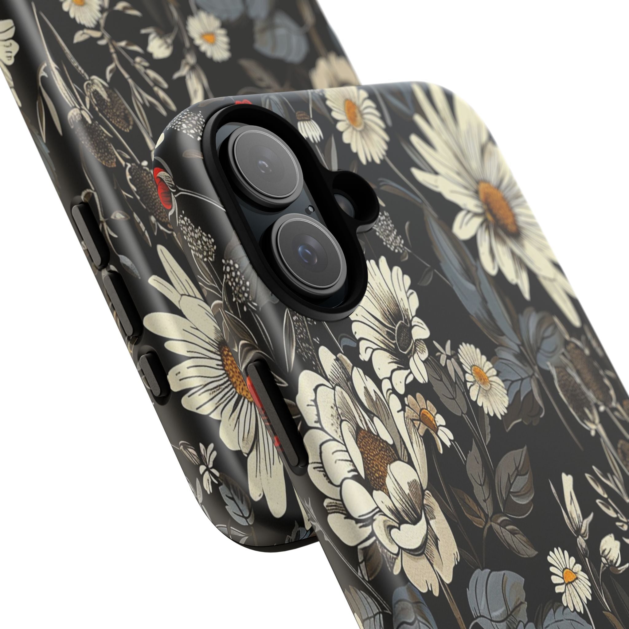 Dark Rose and Daisy Case