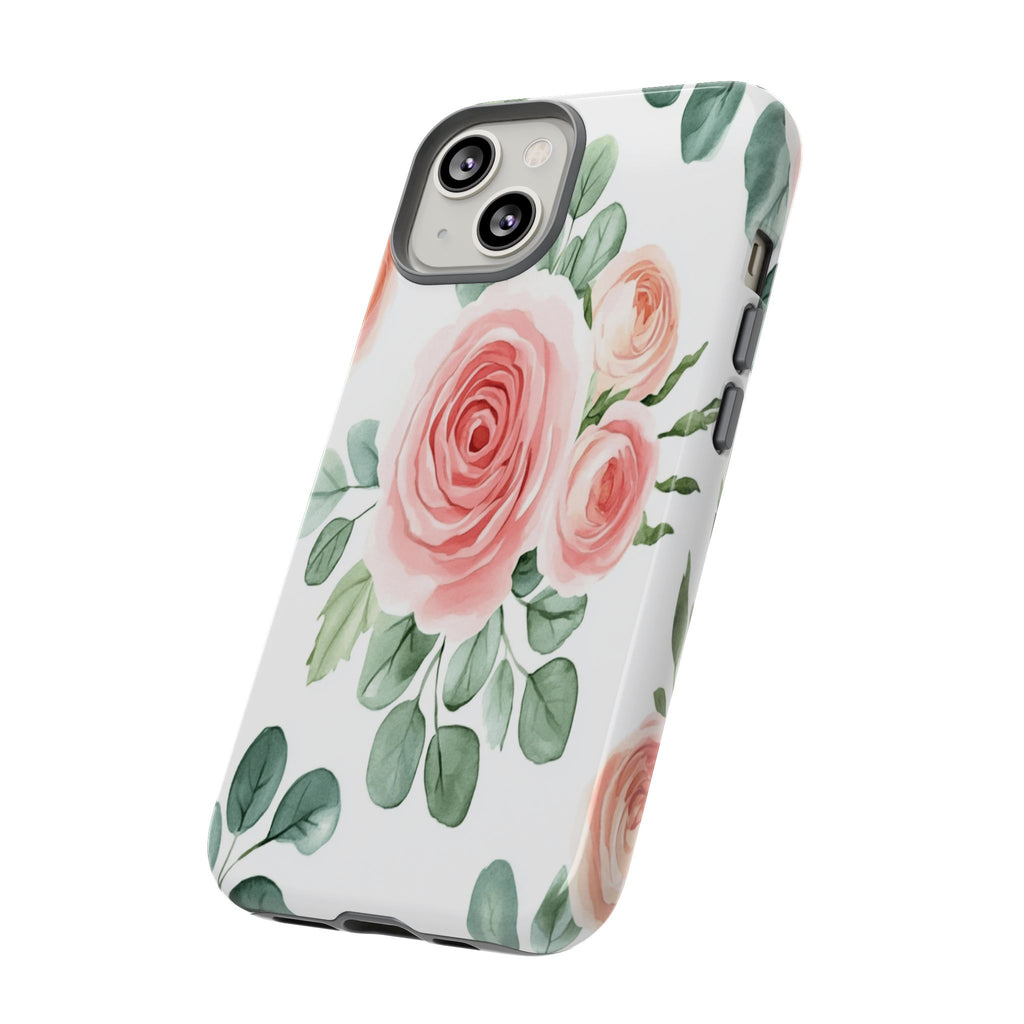 Delicate Watercolor Rose Case