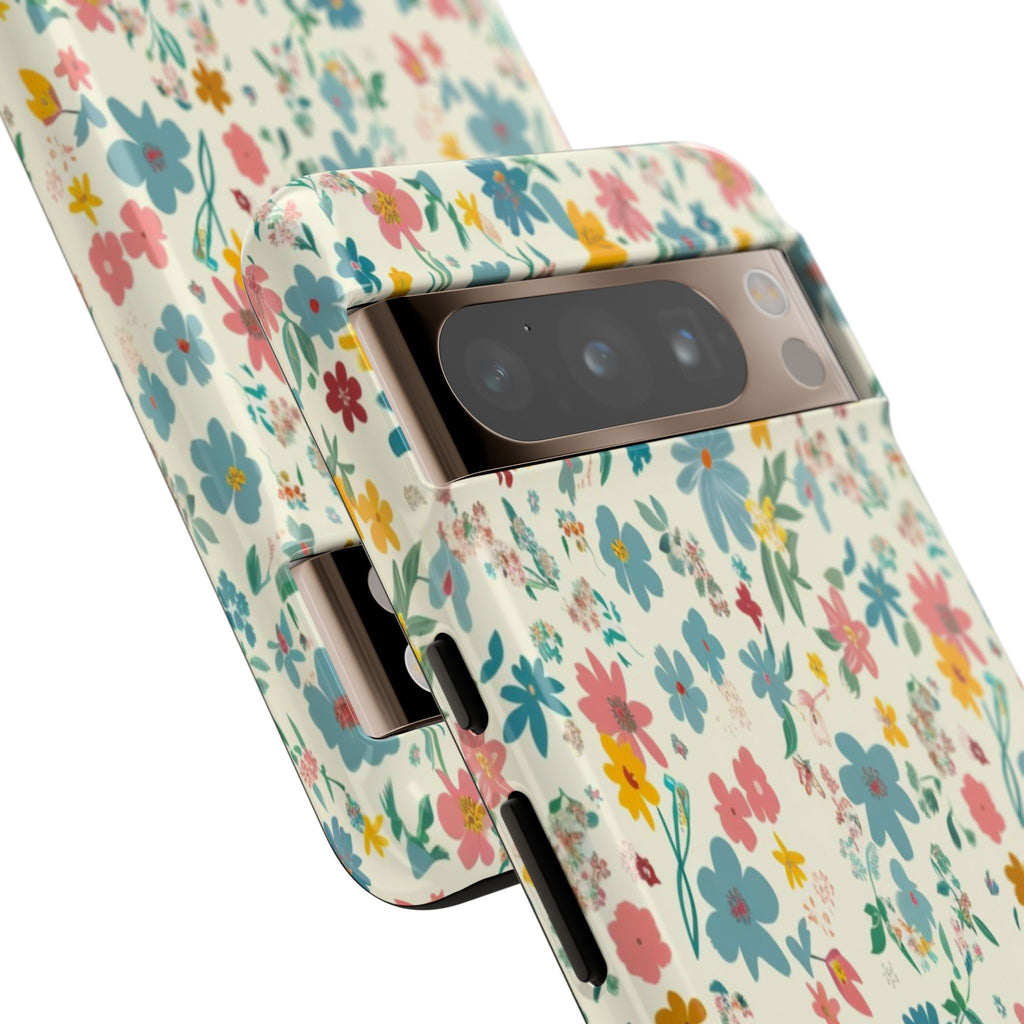 Pastel Yellow Green and Blue Case